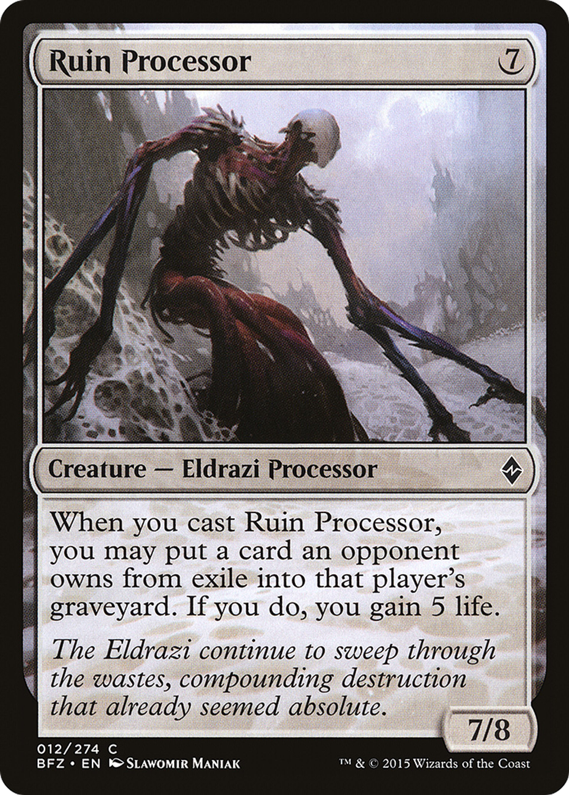 Ruin Processor — Battle for Zendikar — Magic: The Gathering