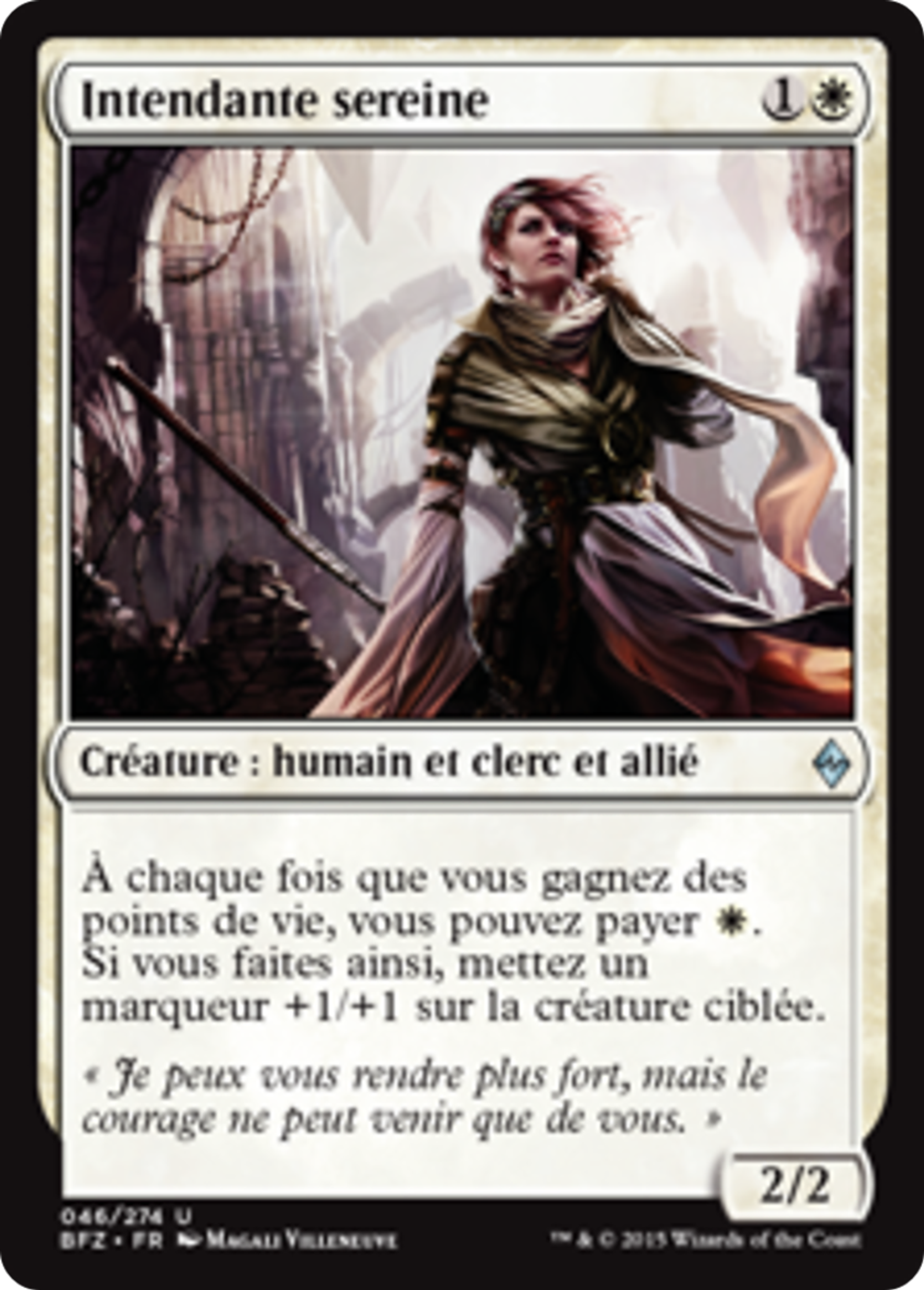 Intendante sereine — Battle for Zendikar — Magic: The Gathering