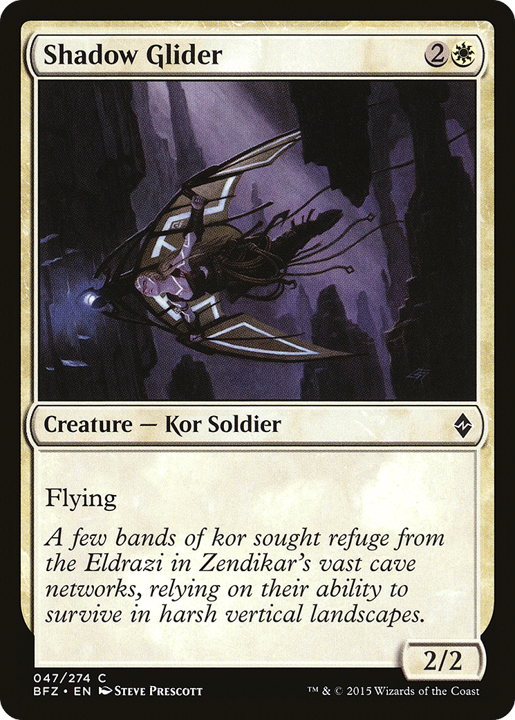 Shadow Glider — Battle for Zendikar — Magic: The Gathering