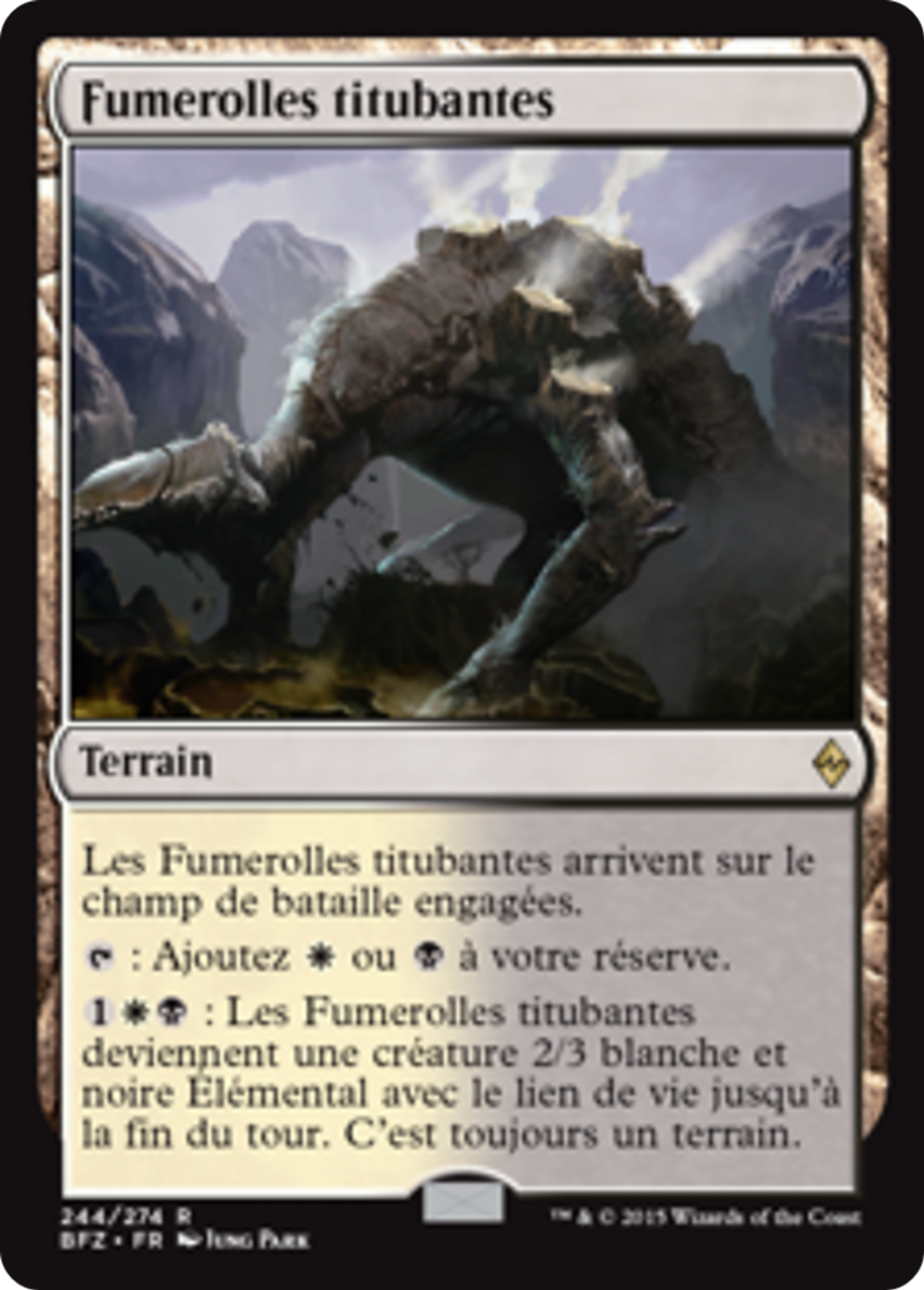 Fumerolles titubantes — Battle for Zendikar — Magic: The Gathering