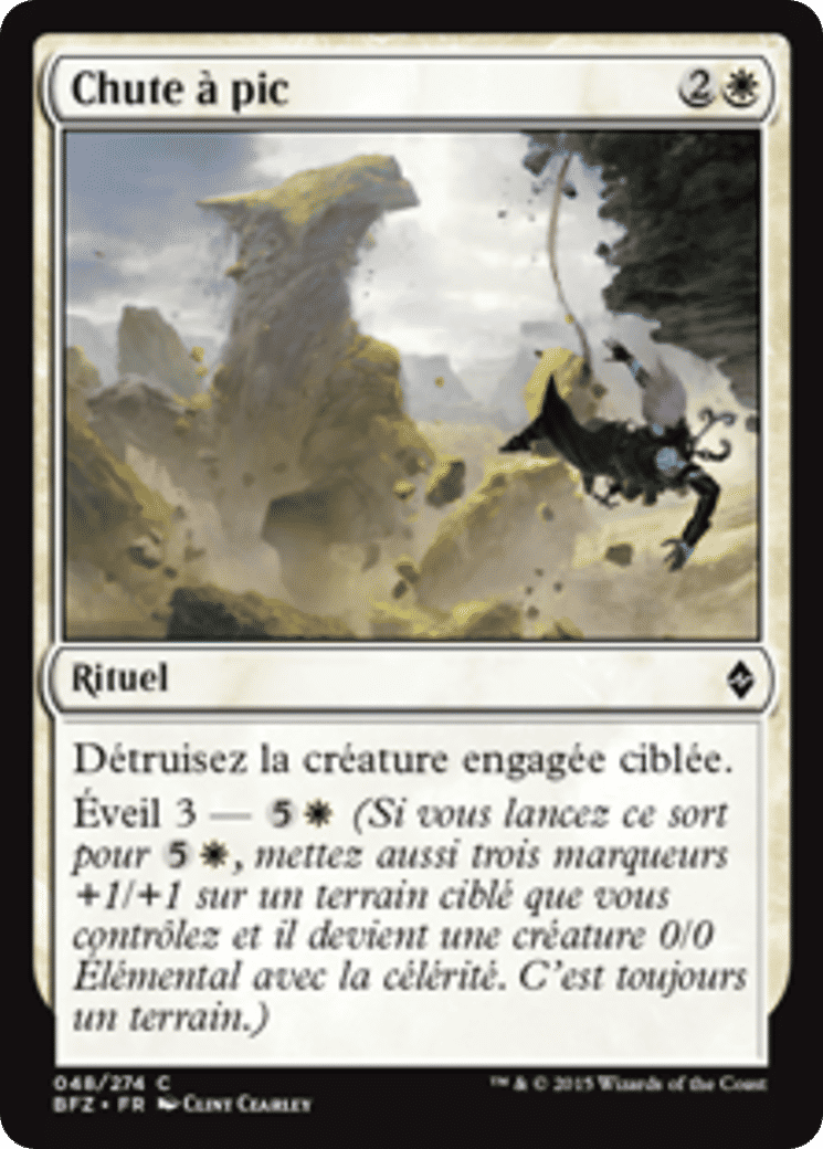 Chute à pic — Battle for Zendikar — Magic: The Gathering