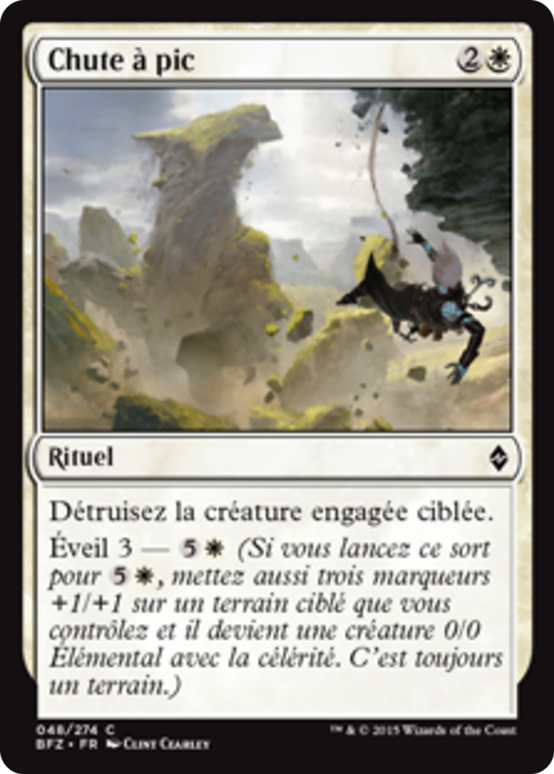 Chute à pic — Battle for Zendikar — Magic: The Gathering