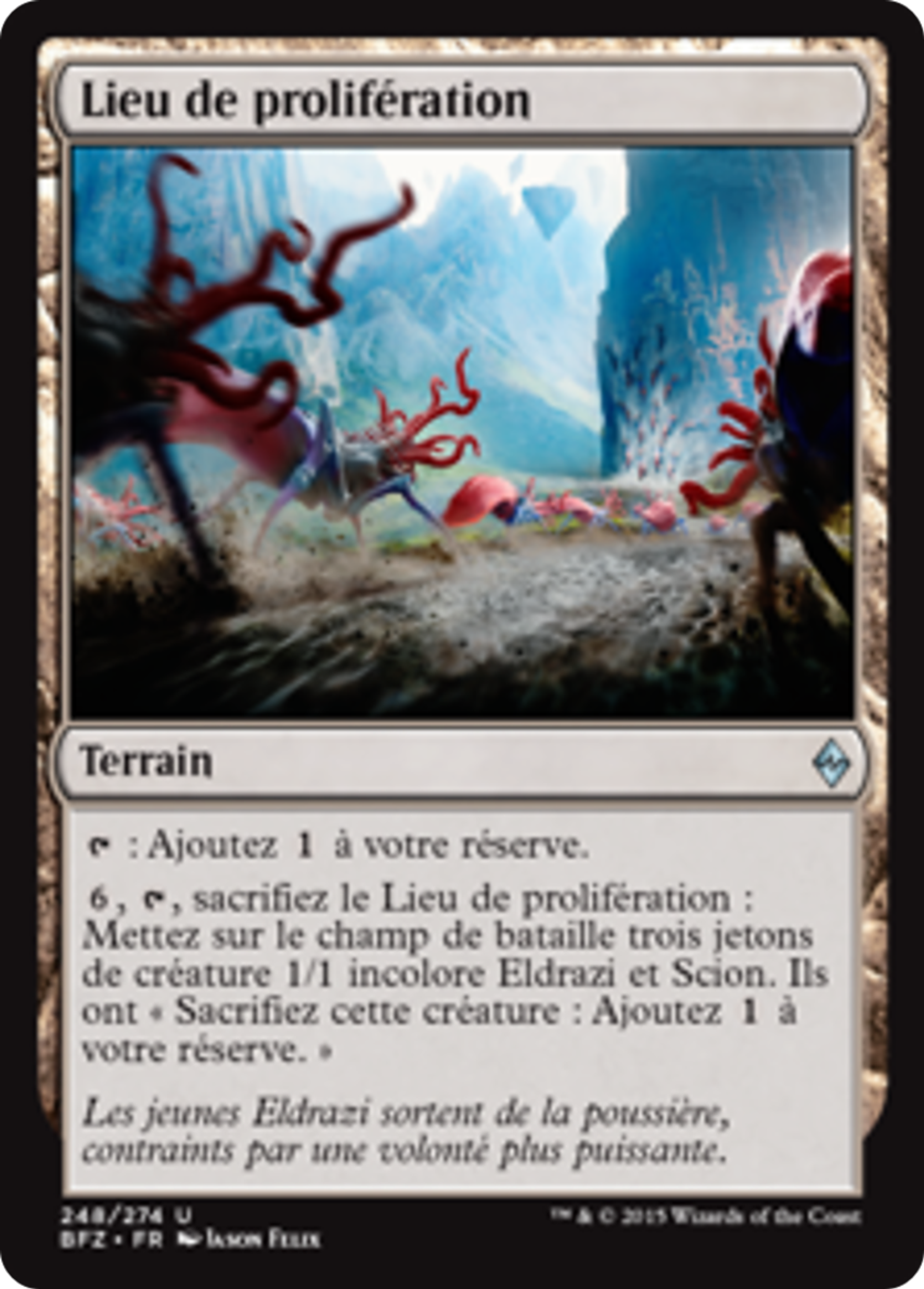 Lieu de prolifération — Battle for Zendikar — Magic: The Gathering