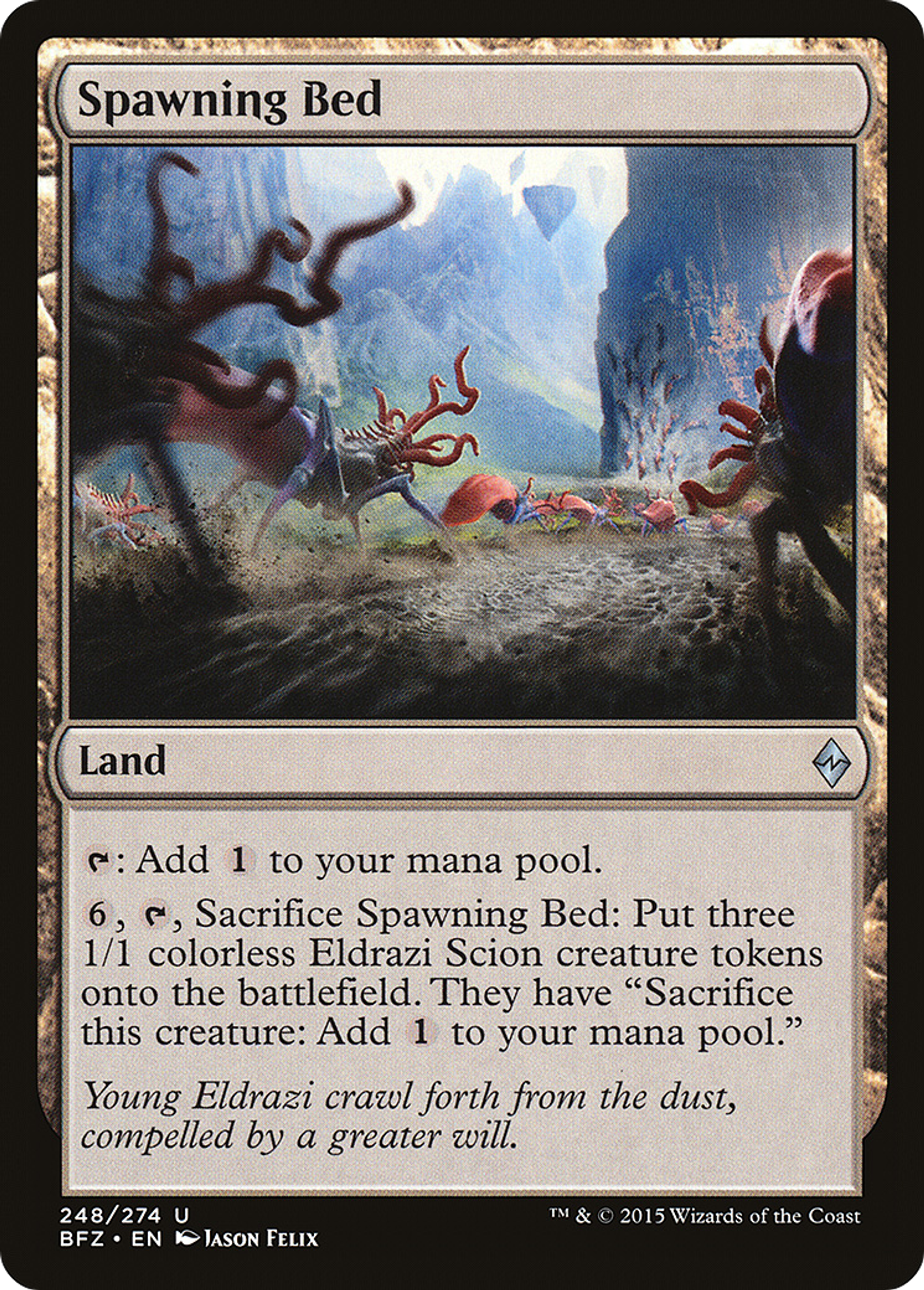 Spawning Bed — Battle for Zendikar — Magic: The Gathering
