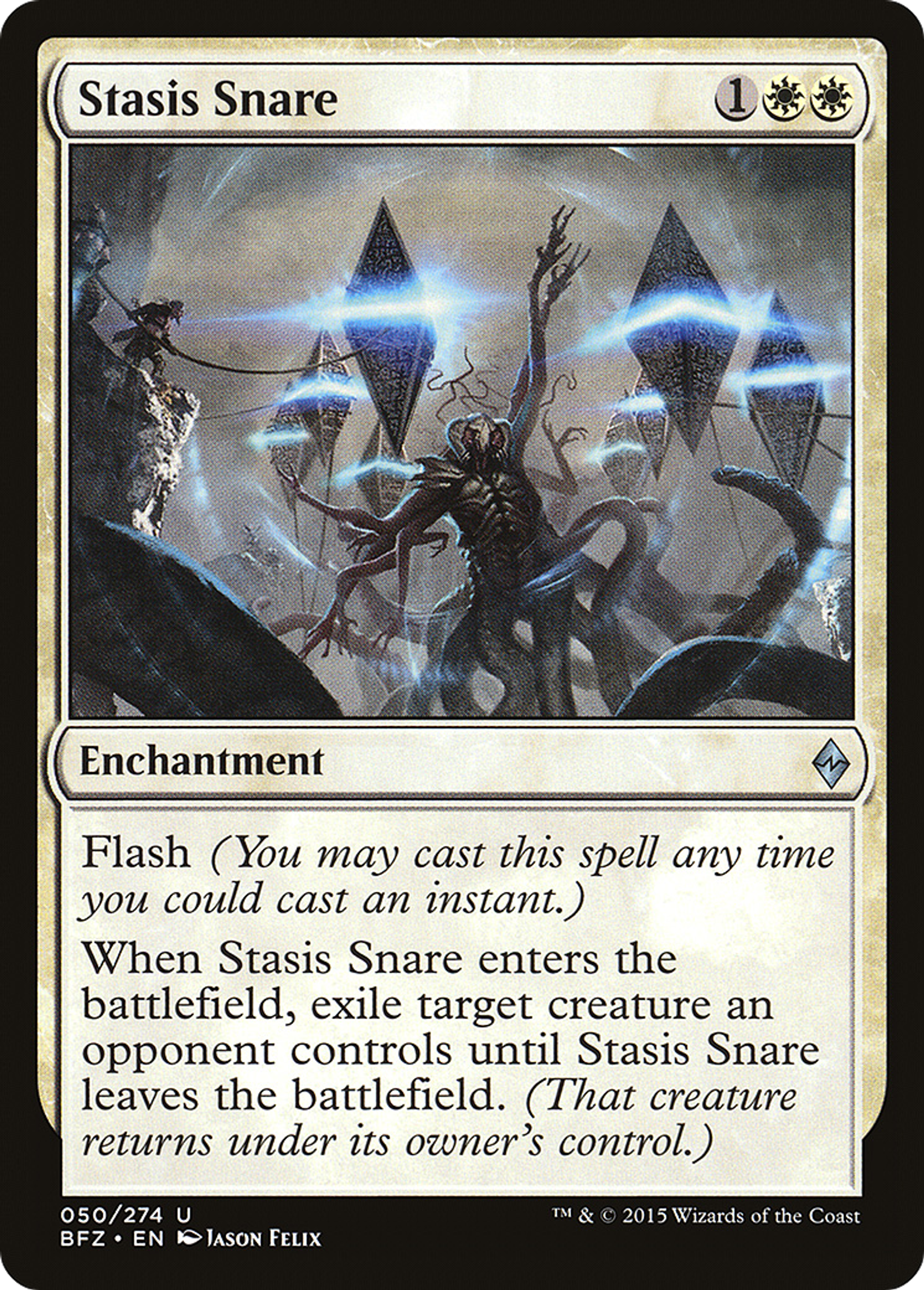 Stasis Snare — Battle for Zendikar — Magic: The Gathering