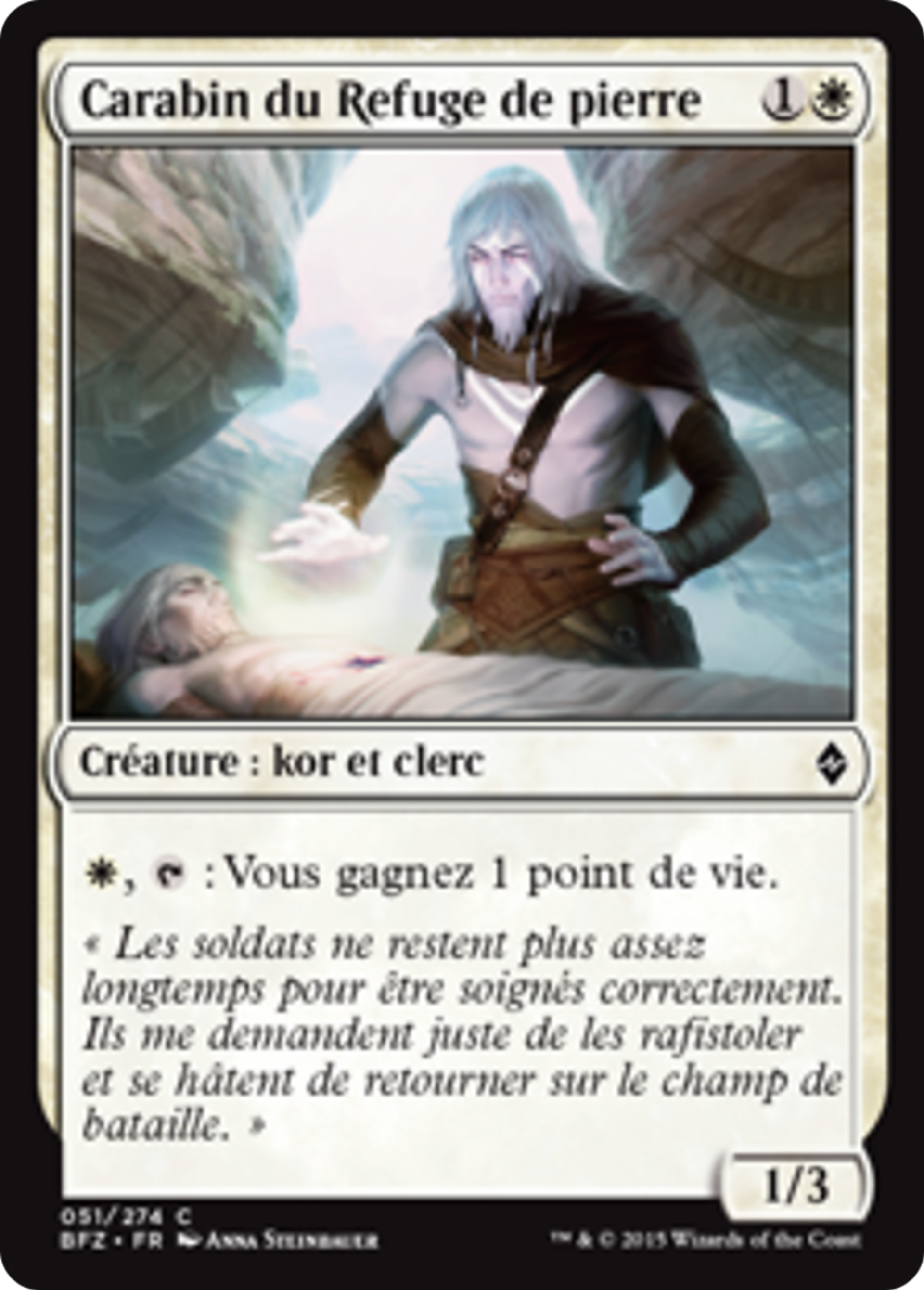 Carabin du Refuge de pierre — Battle for Zendikar — Magic: The Gathering