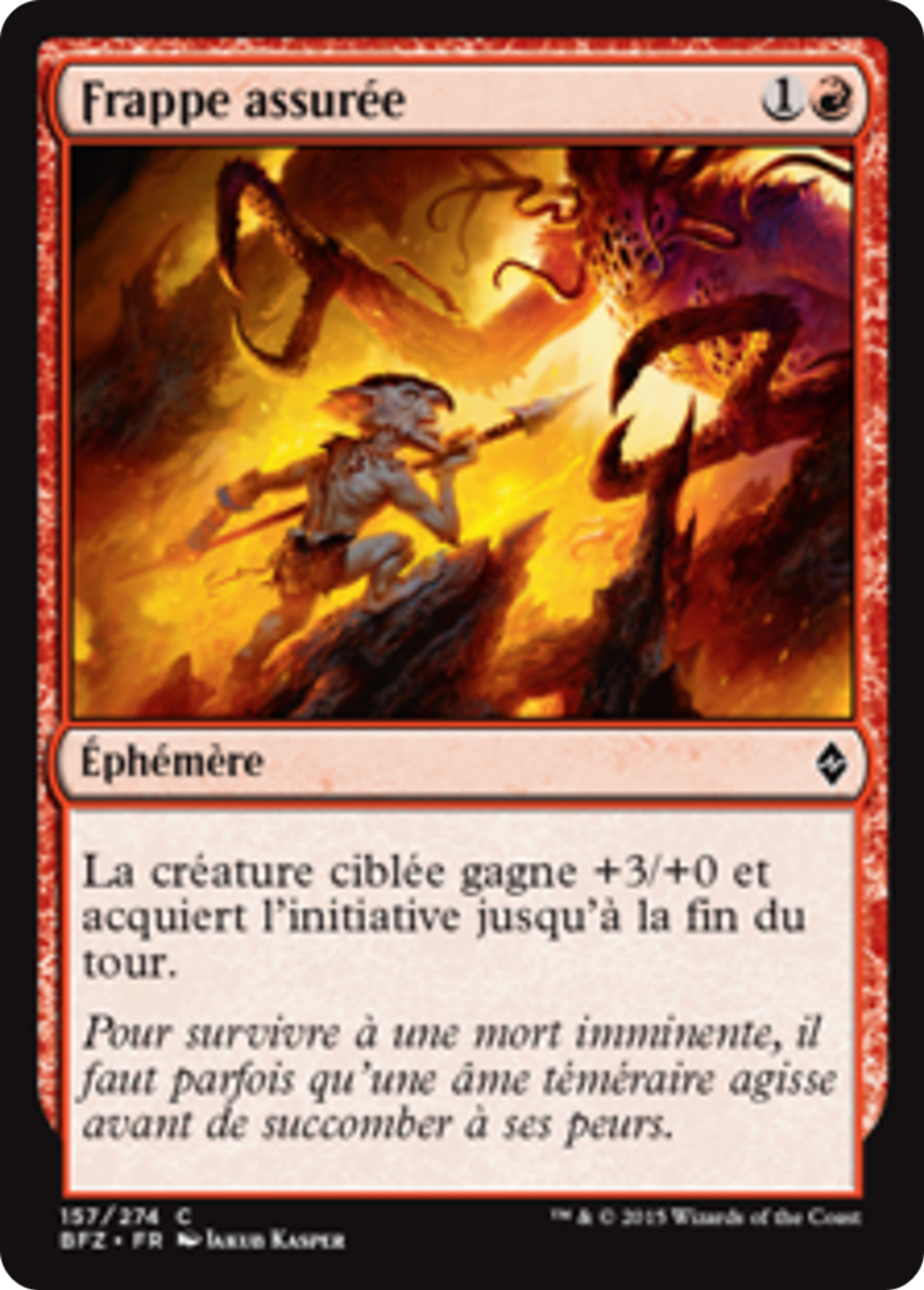 Frappe assurée — Battle for Zendikar — Magic: The Gathering