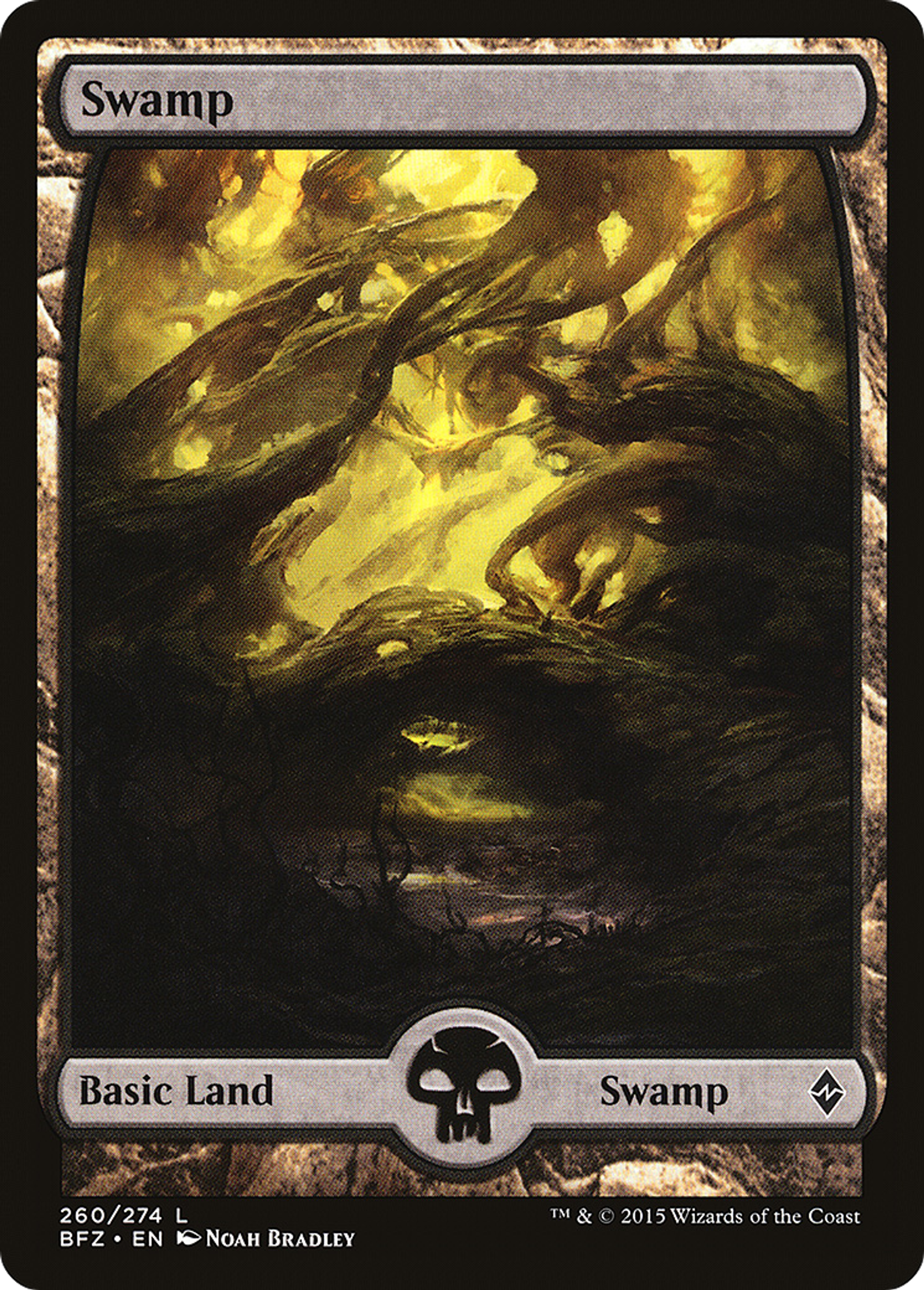 Swamp — Battle for Zendikar — Magic: The Gathering