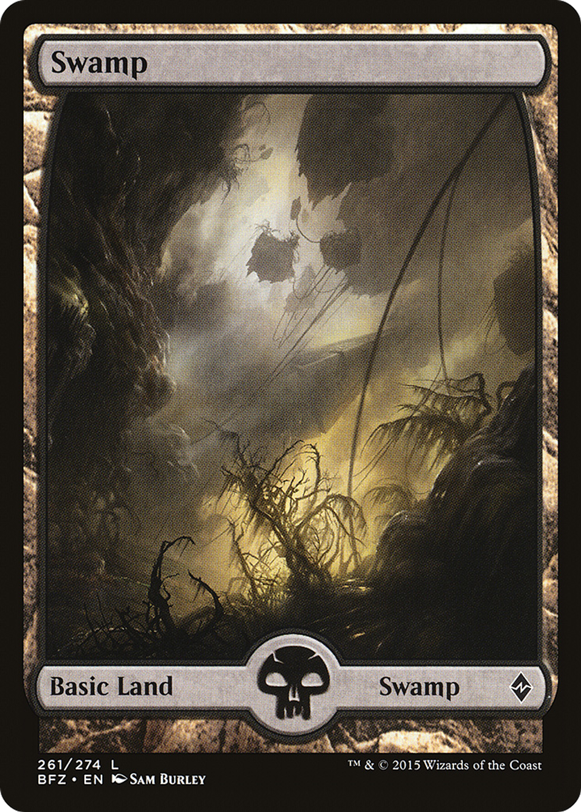 Swamp — Battle for Zendikar — Magic: The Gathering