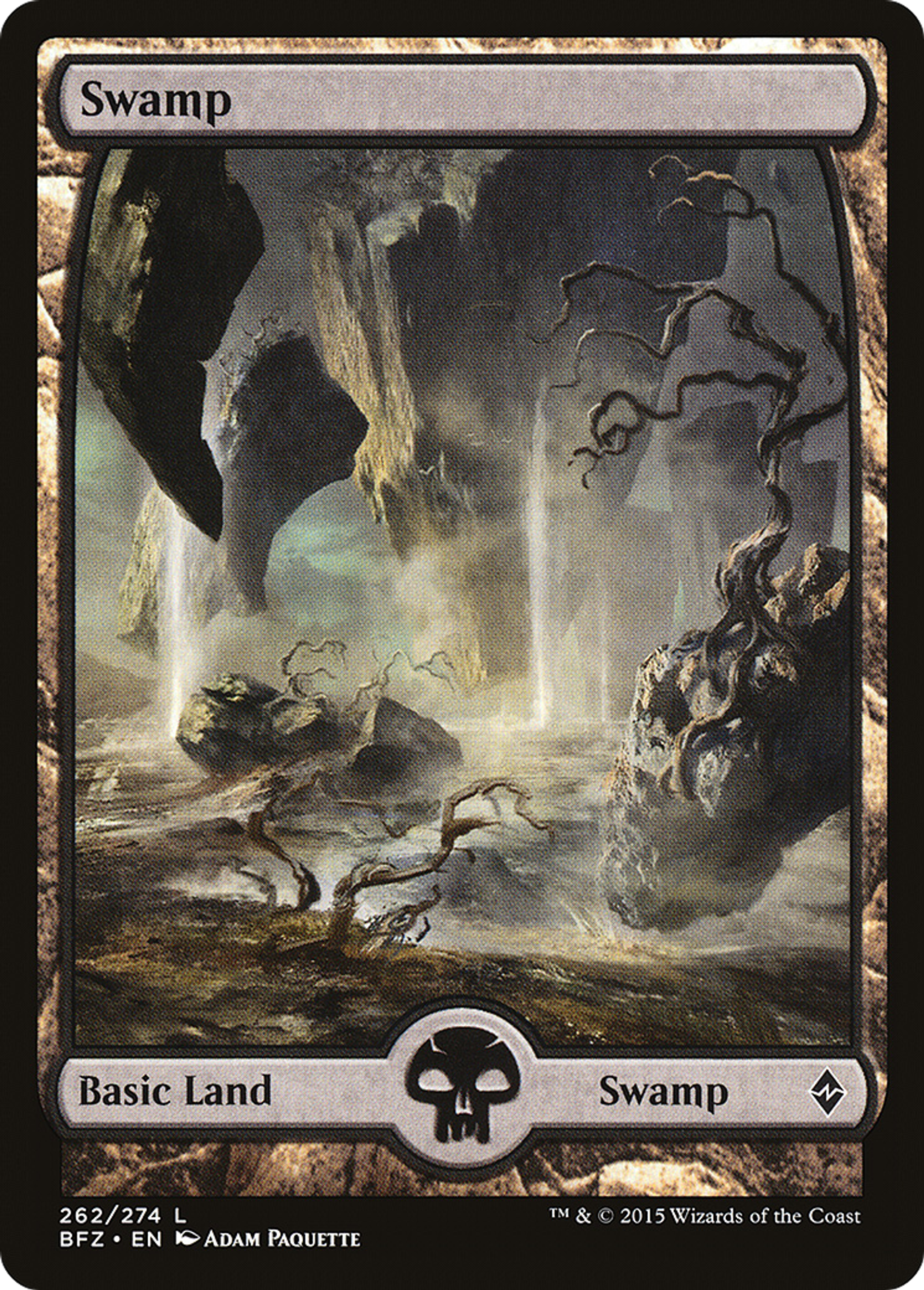 Swamp — Battle for Zendikar — Magic: The Gathering