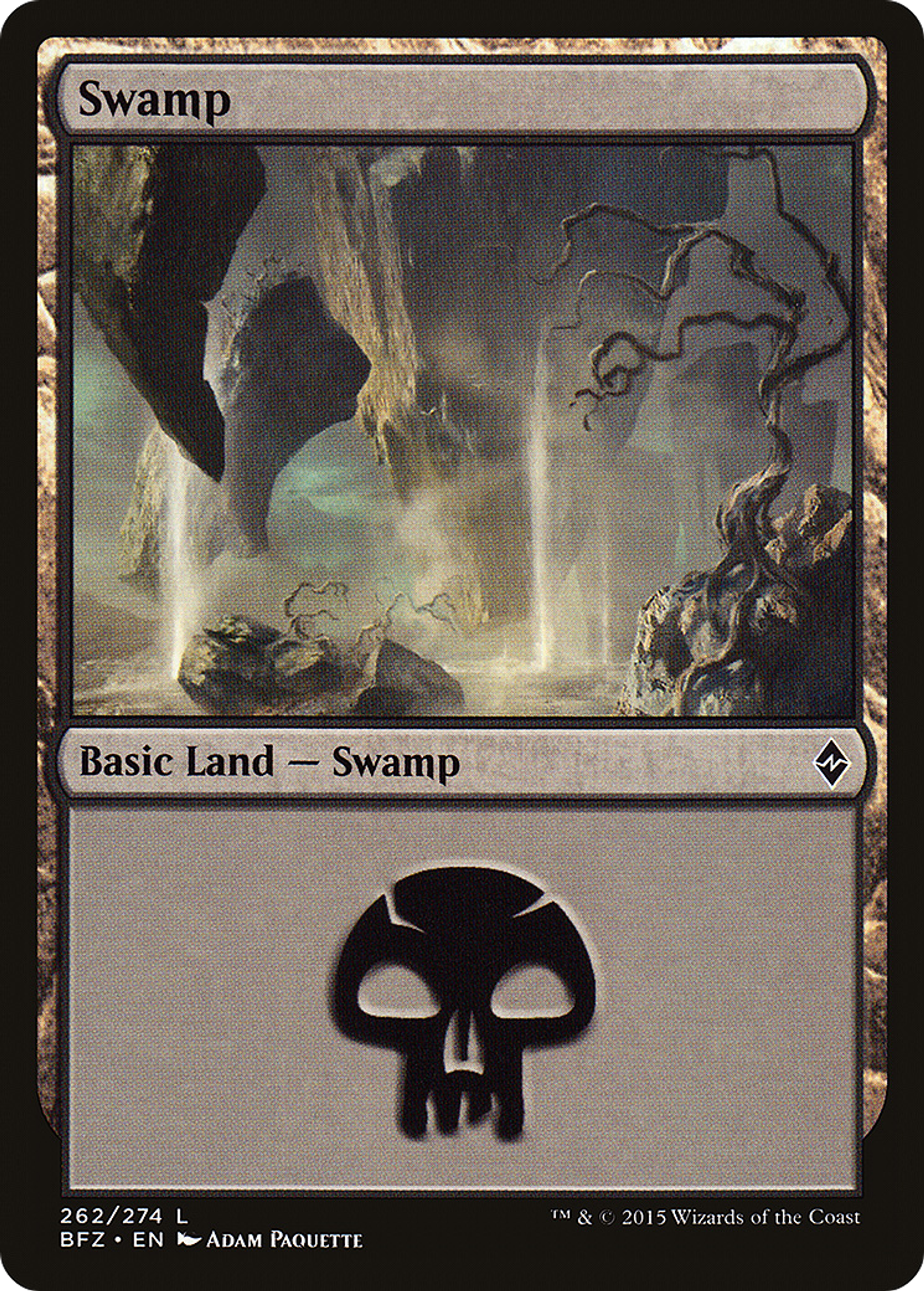 Swamp — Battle for Zendikar — Magic: The Gathering
