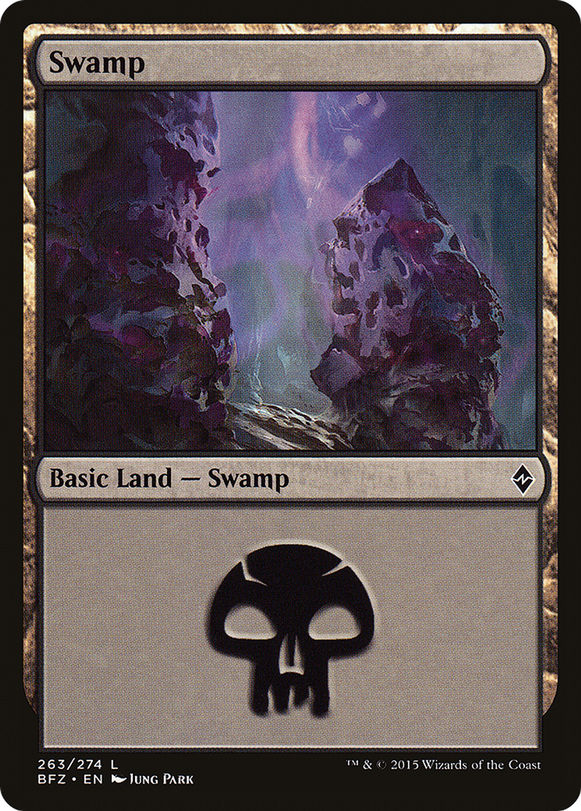 Swamp — Battle for Zendikar — Magic: The Gathering