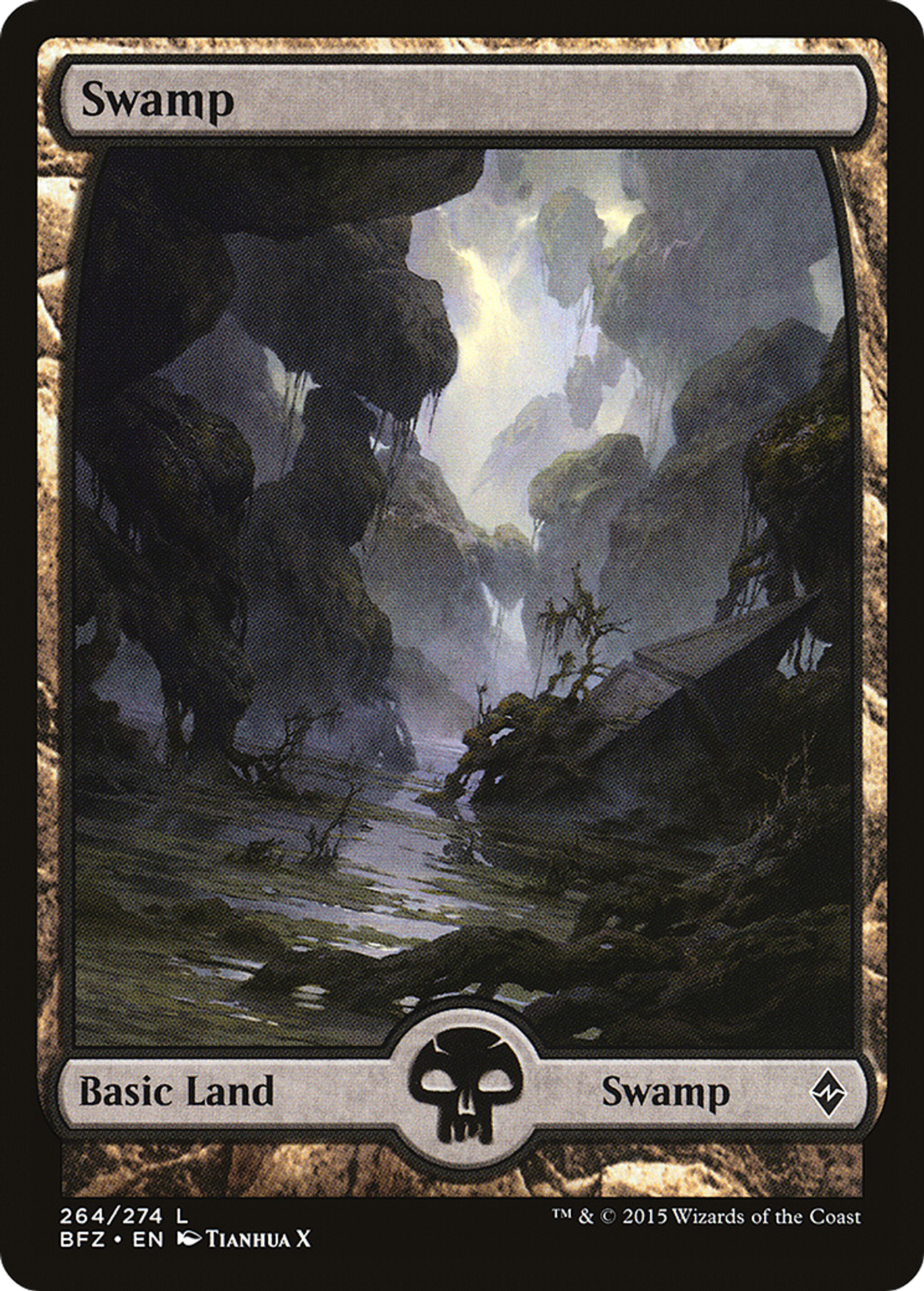 Swamp — Battle for Zendikar — Magic: The Gathering