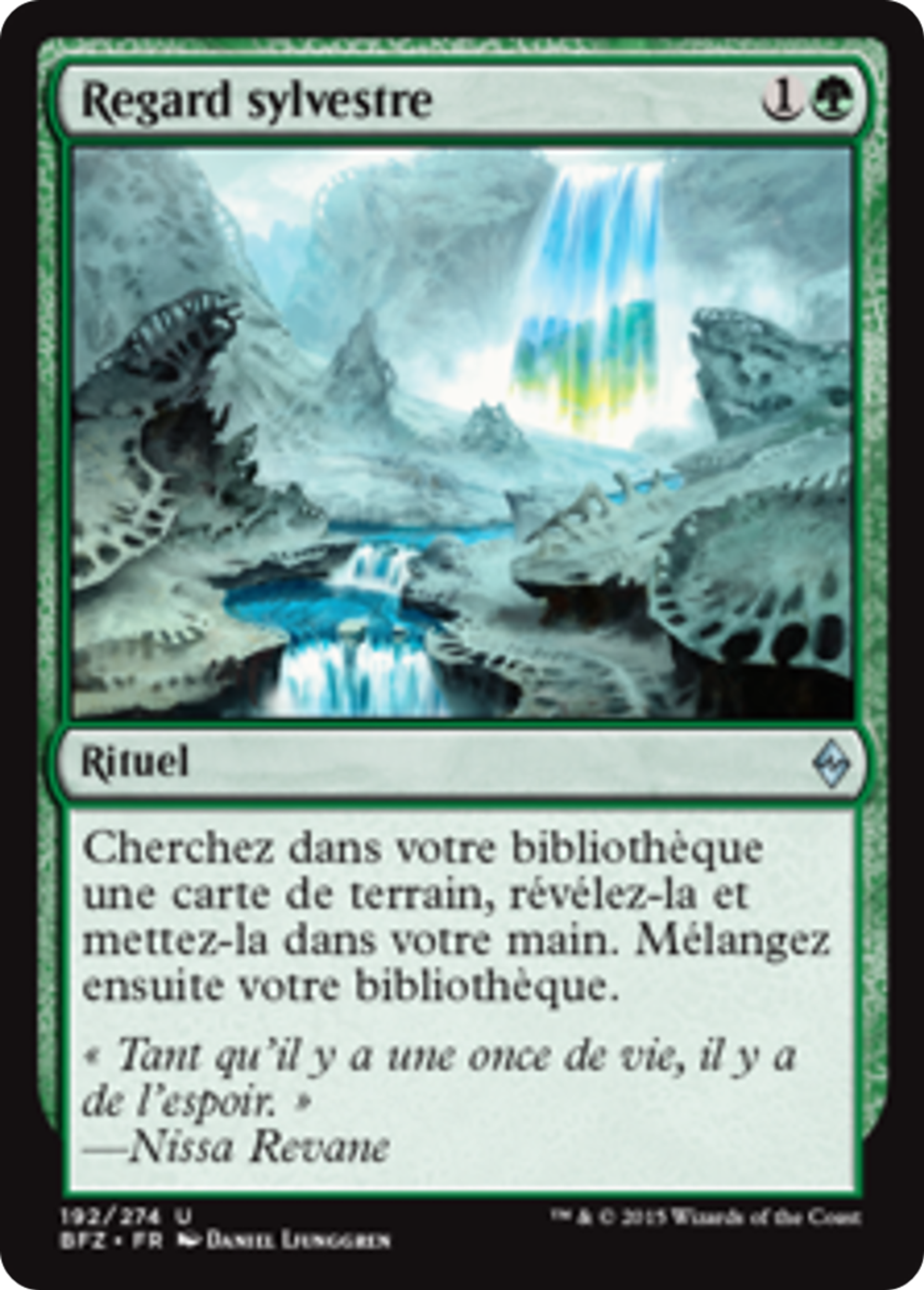 Regard sylvestre — Battle for Zendikar — Magic: The Gathering