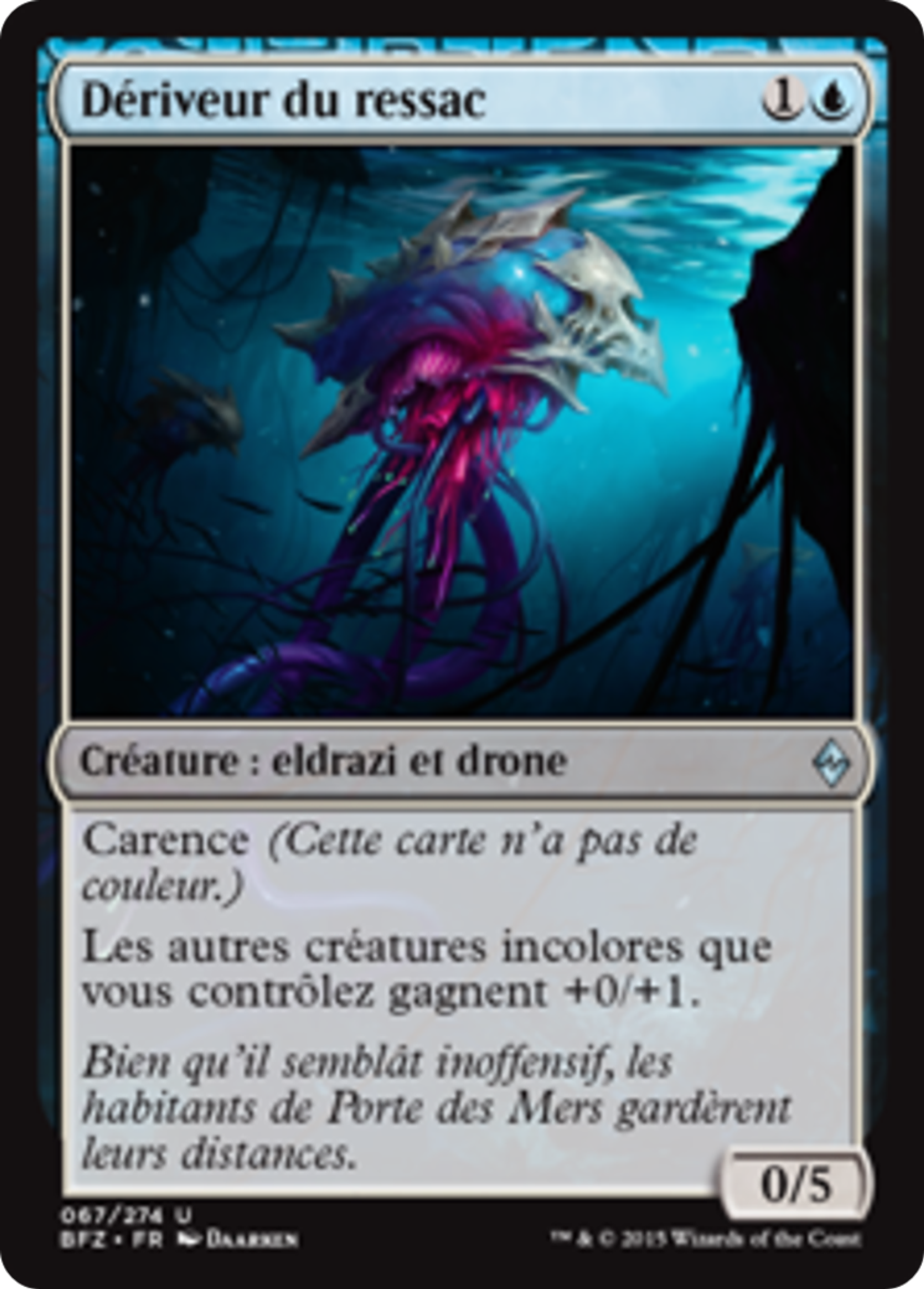 Dériveur du ressac — Battle for Zendikar — Magic: The Gathering