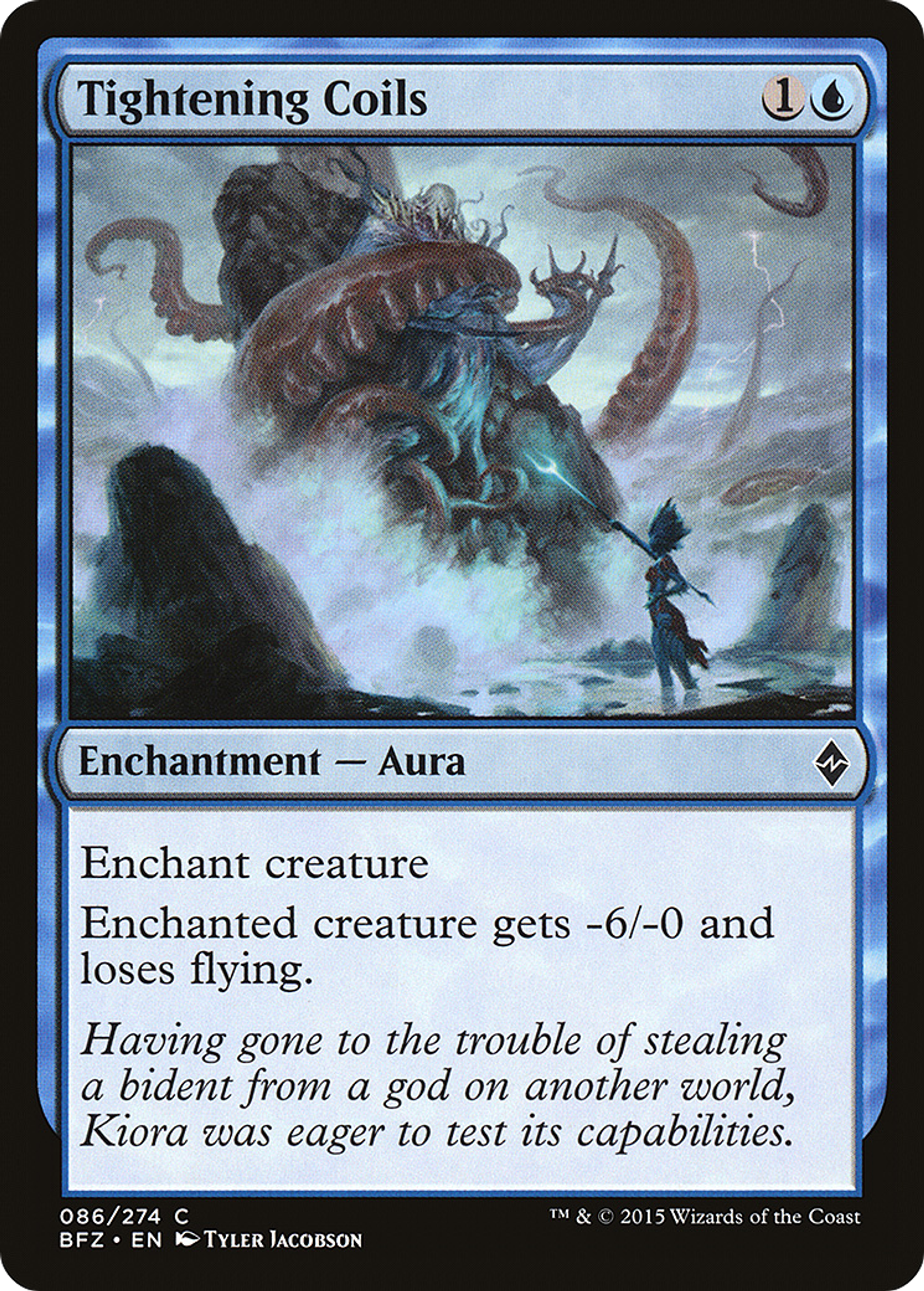 Tightening Coils — Battle for Zendikar — Magic: The Gathering