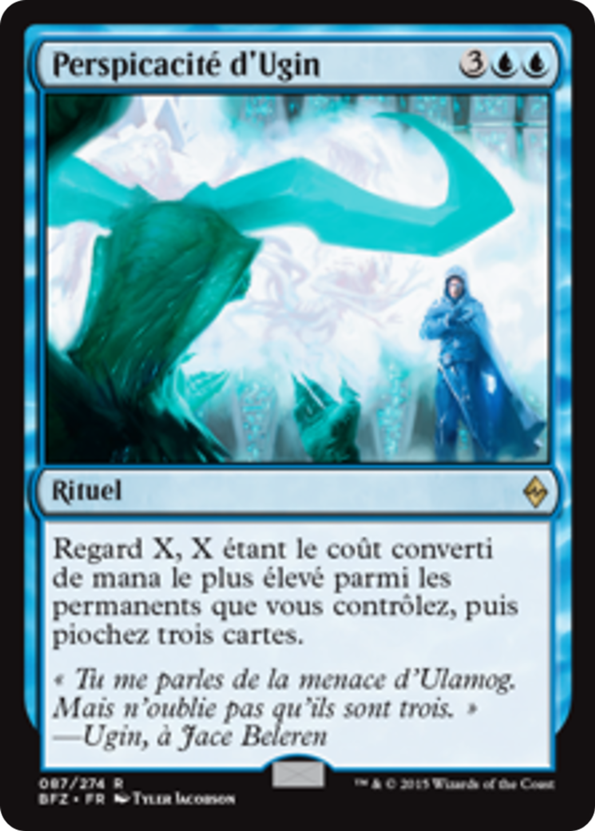 Perspicacité d'Ugin — Battle for Zendikar — Magic: The Gathering