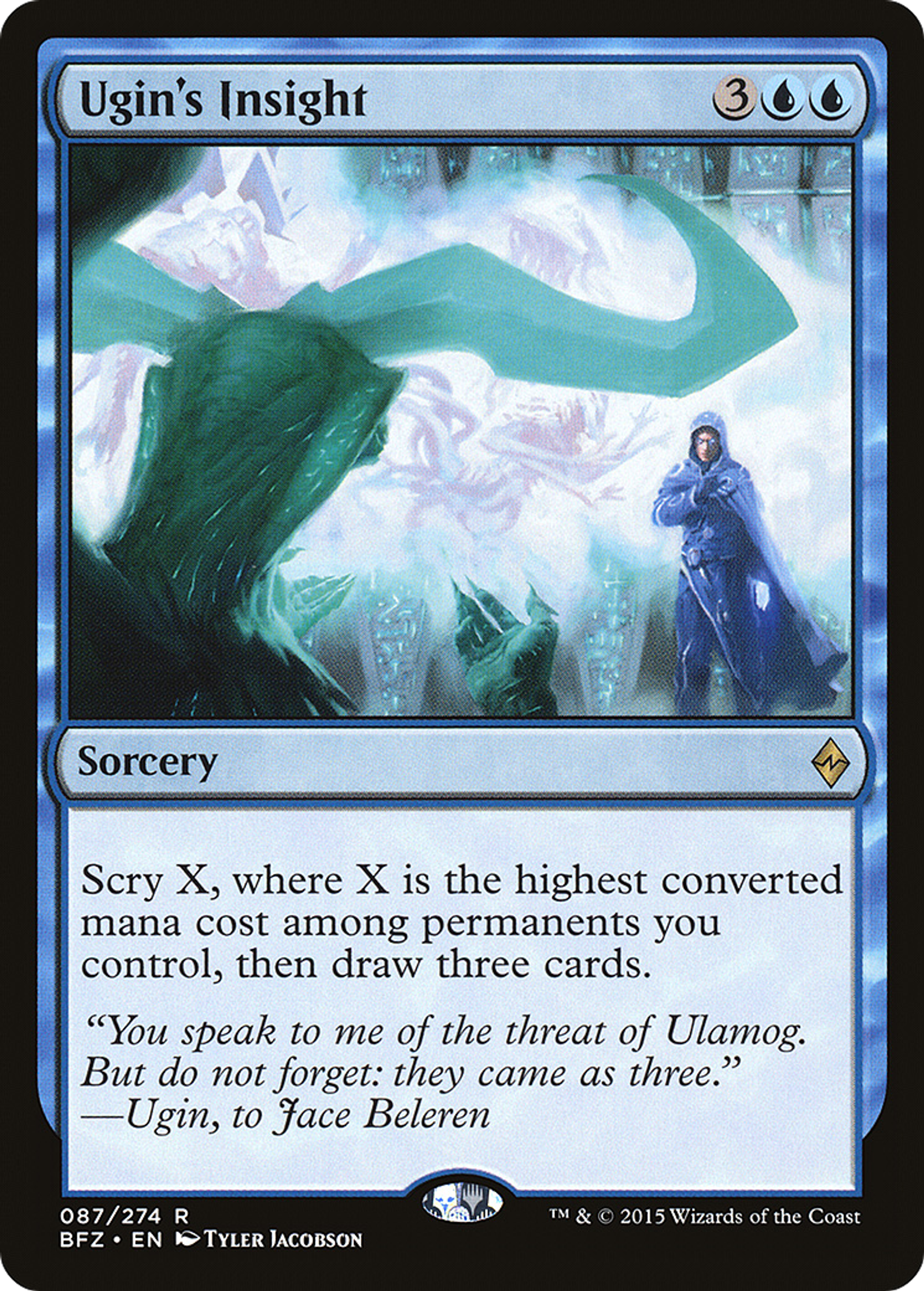 Ugin's Insight — Battle for Zendikar — Magic: The Gathering