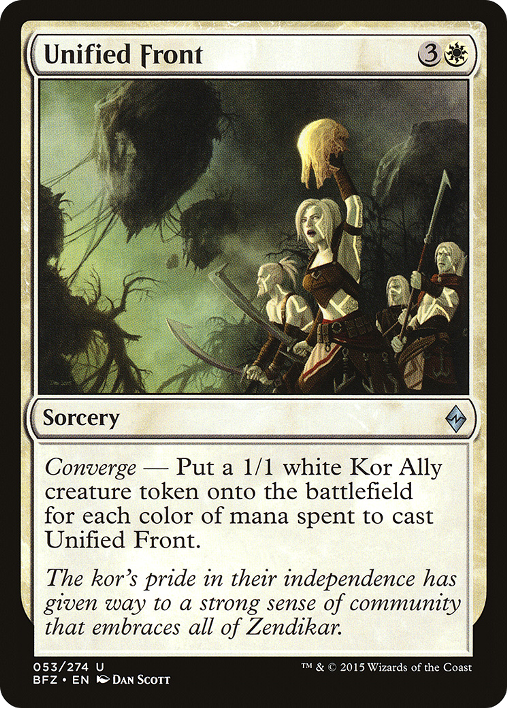 Unified Front — Battle for Zendikar — Magic: The Gathering