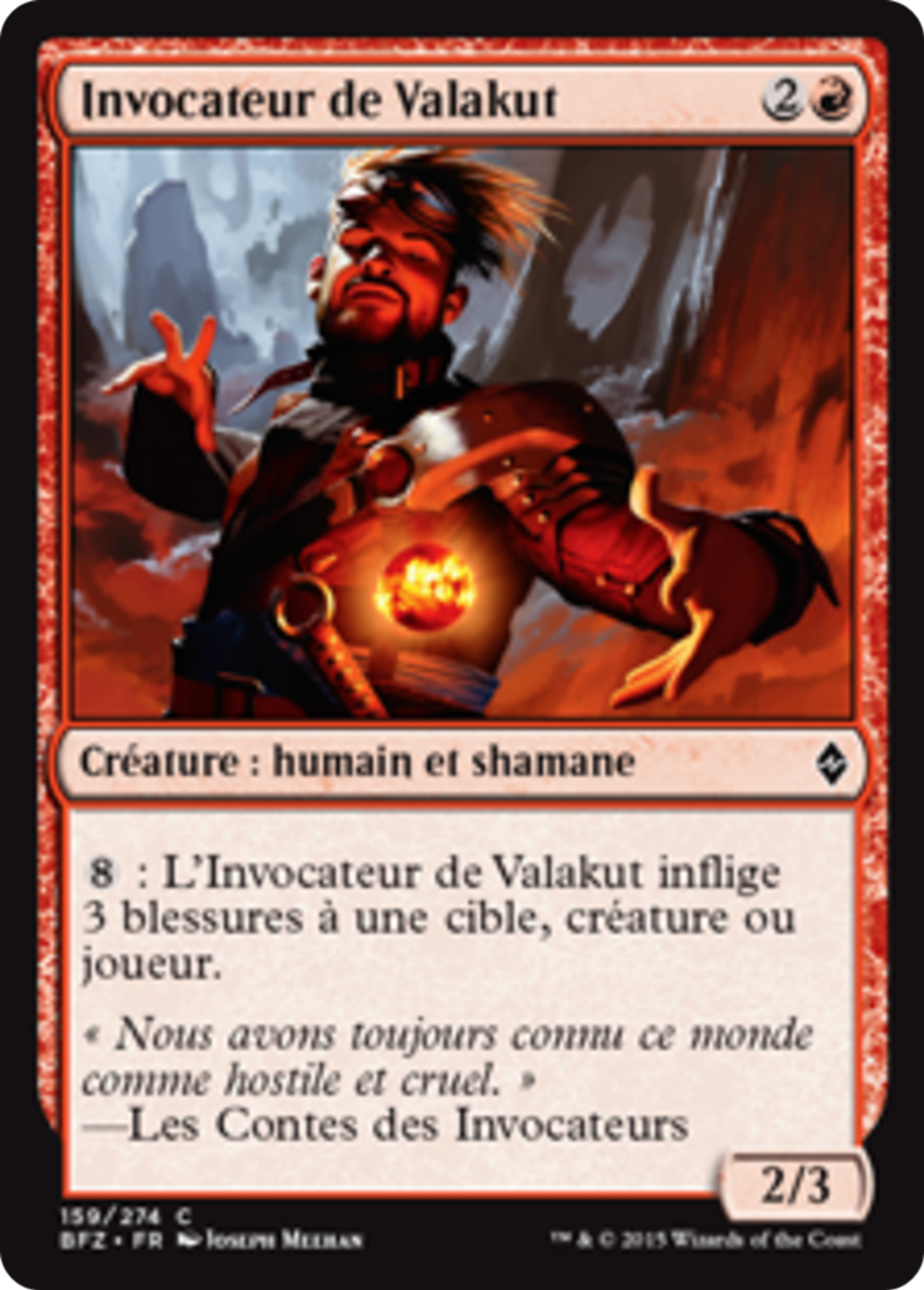 Invocateur de Valakut — Battle for Zendikar — Magic: The Gathering