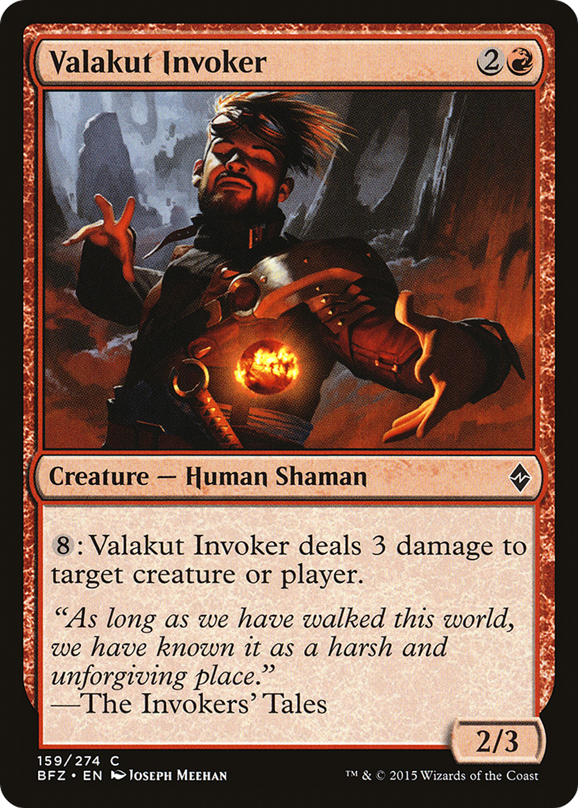 Valakut Invoker — Battle for Zendikar — Magic: The Gathering