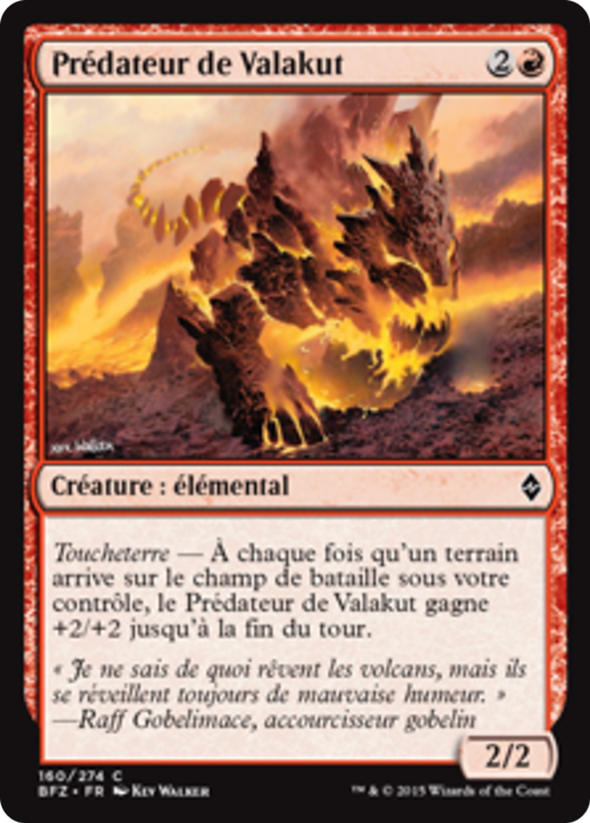 Prédateur de Valakut — Battle for Zendikar — Magic: The Gathering