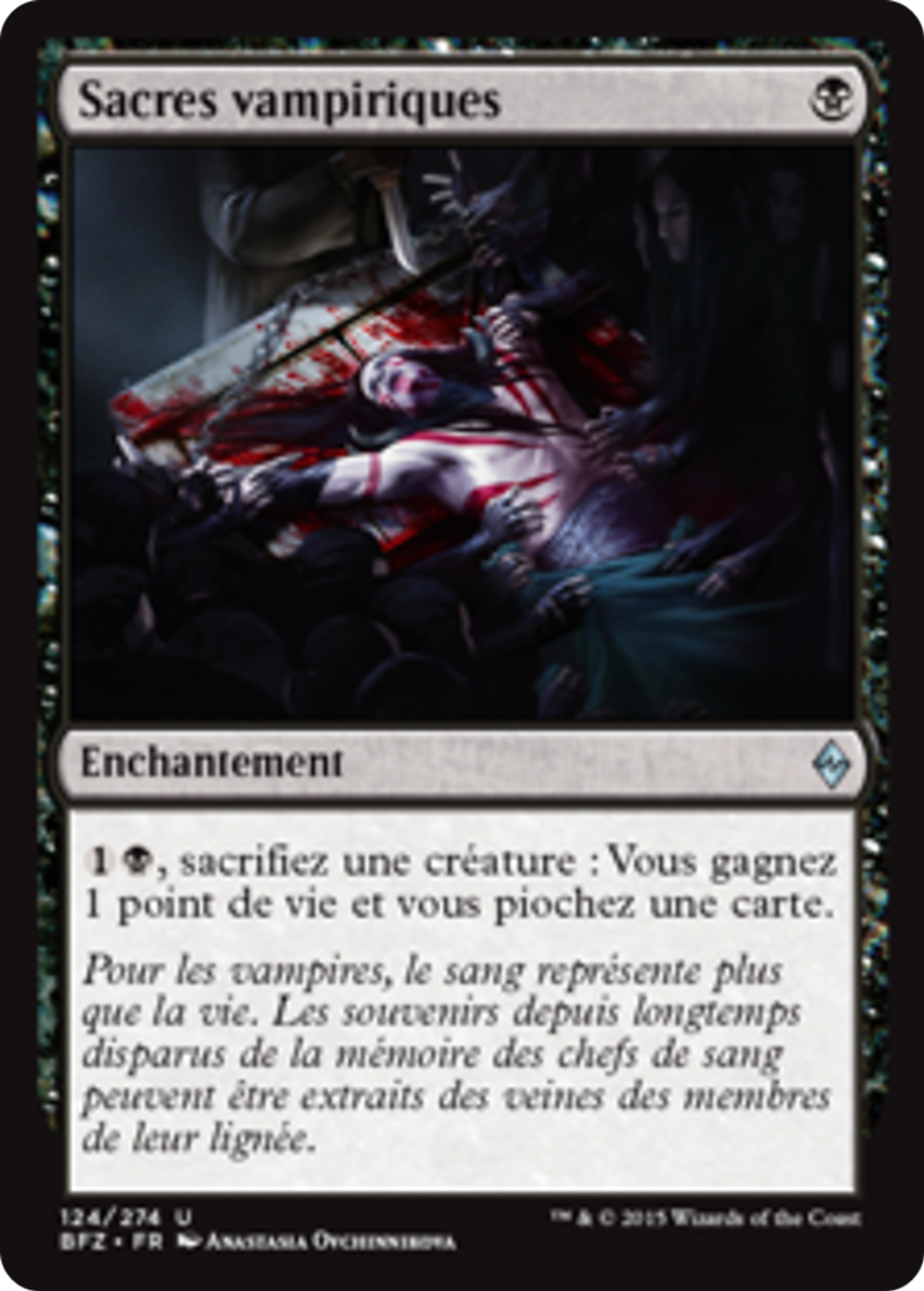 Sacres vampiriques — Battle for Zendikar — Magic: The Gathering