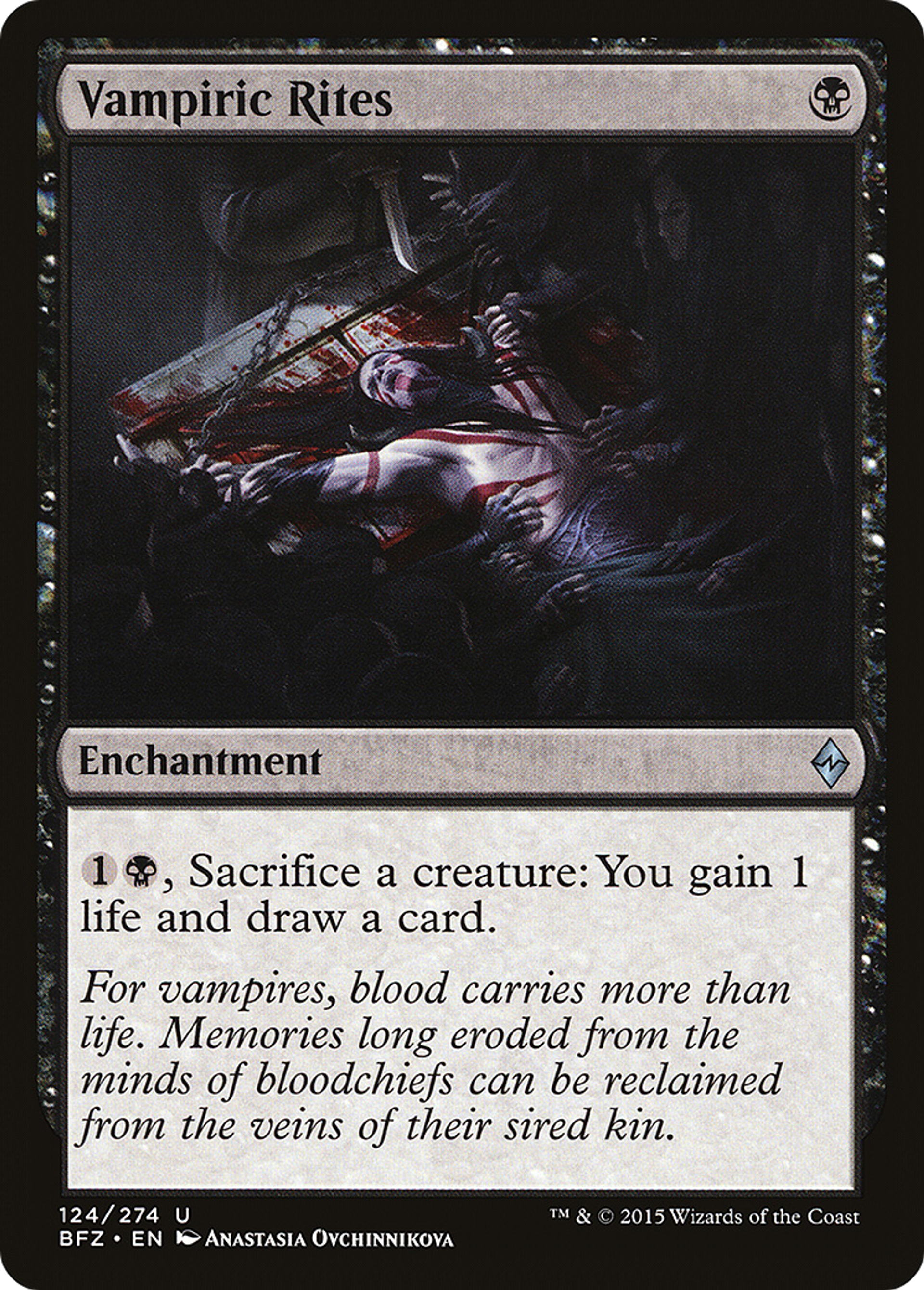 Vampiric Rites — Battle for Zendikar — Magic: The Gathering