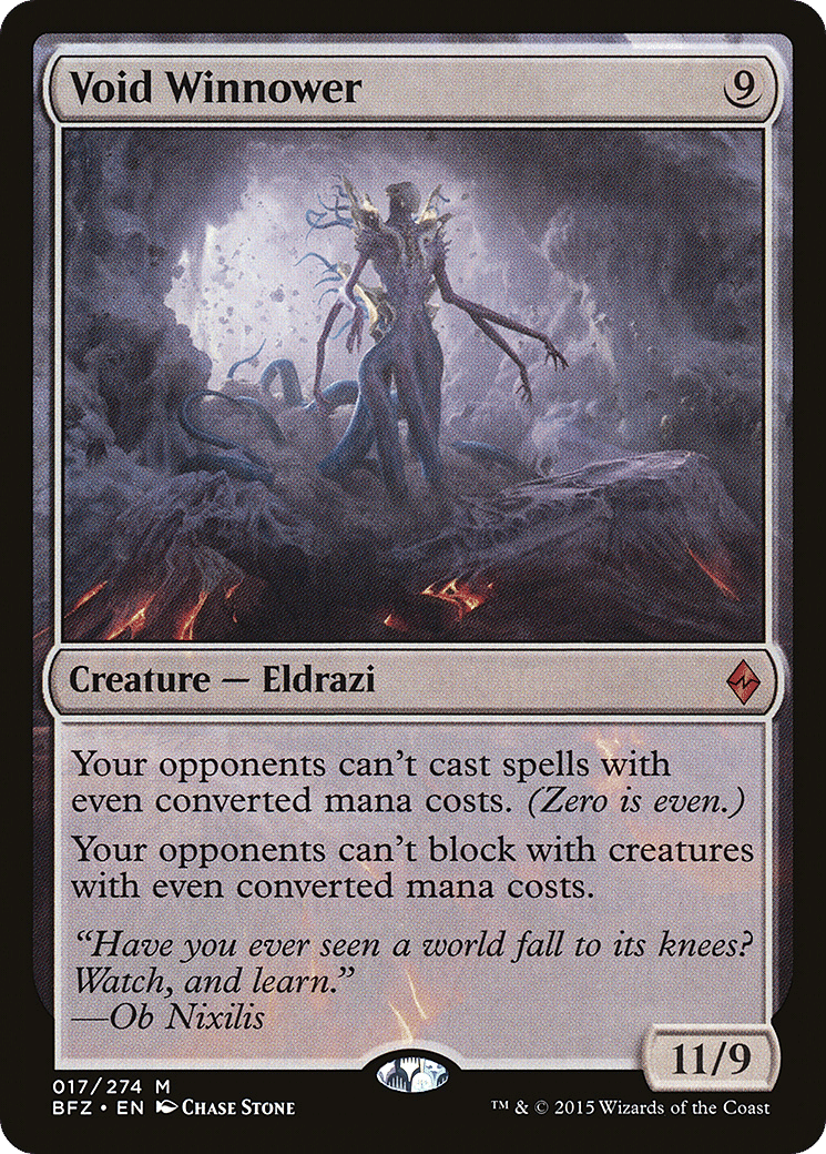 Void Winnower — Battle for Zendikar — Magic: The Gathering