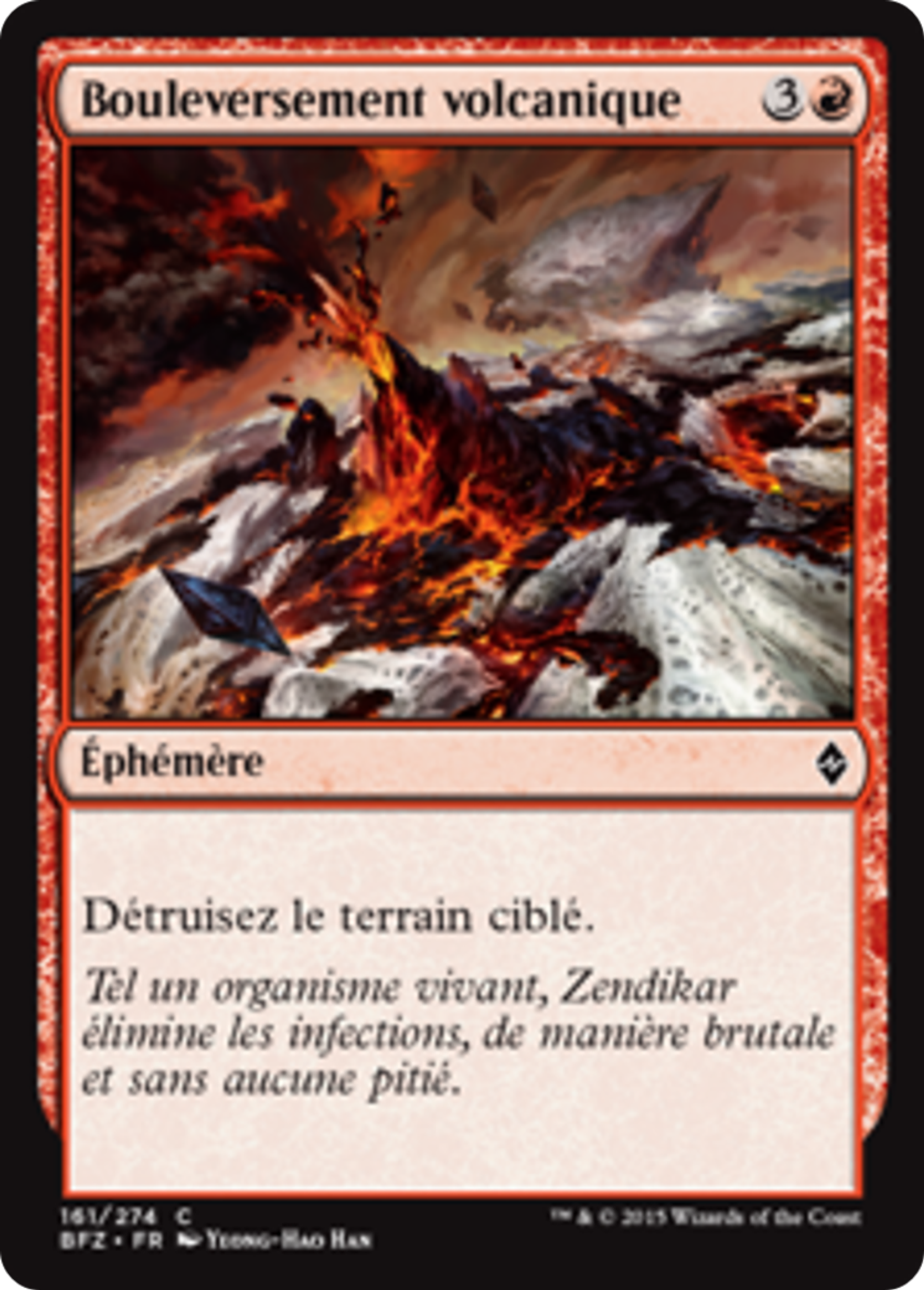 Bouleversement volcanique — Battle for Zendikar — Magic: The Gathering