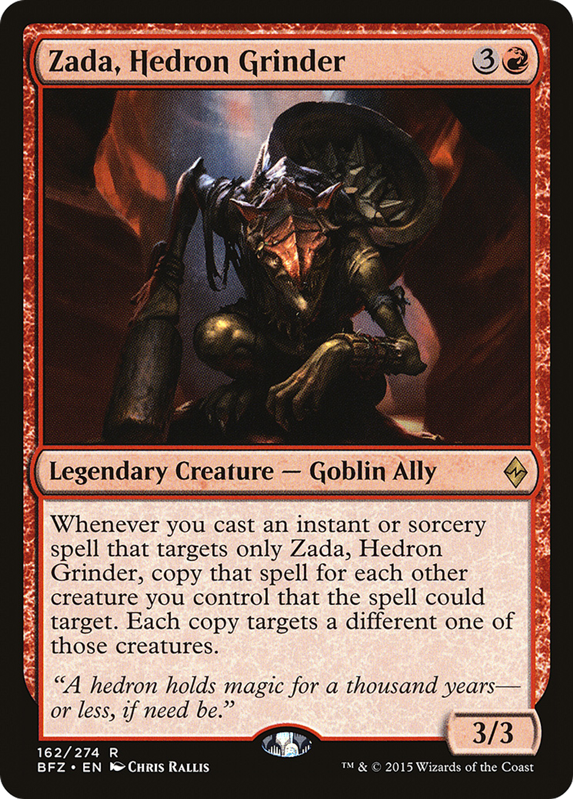 Zada, Hedron Grinder — Battle for Zendikar — Magic: The Gathering