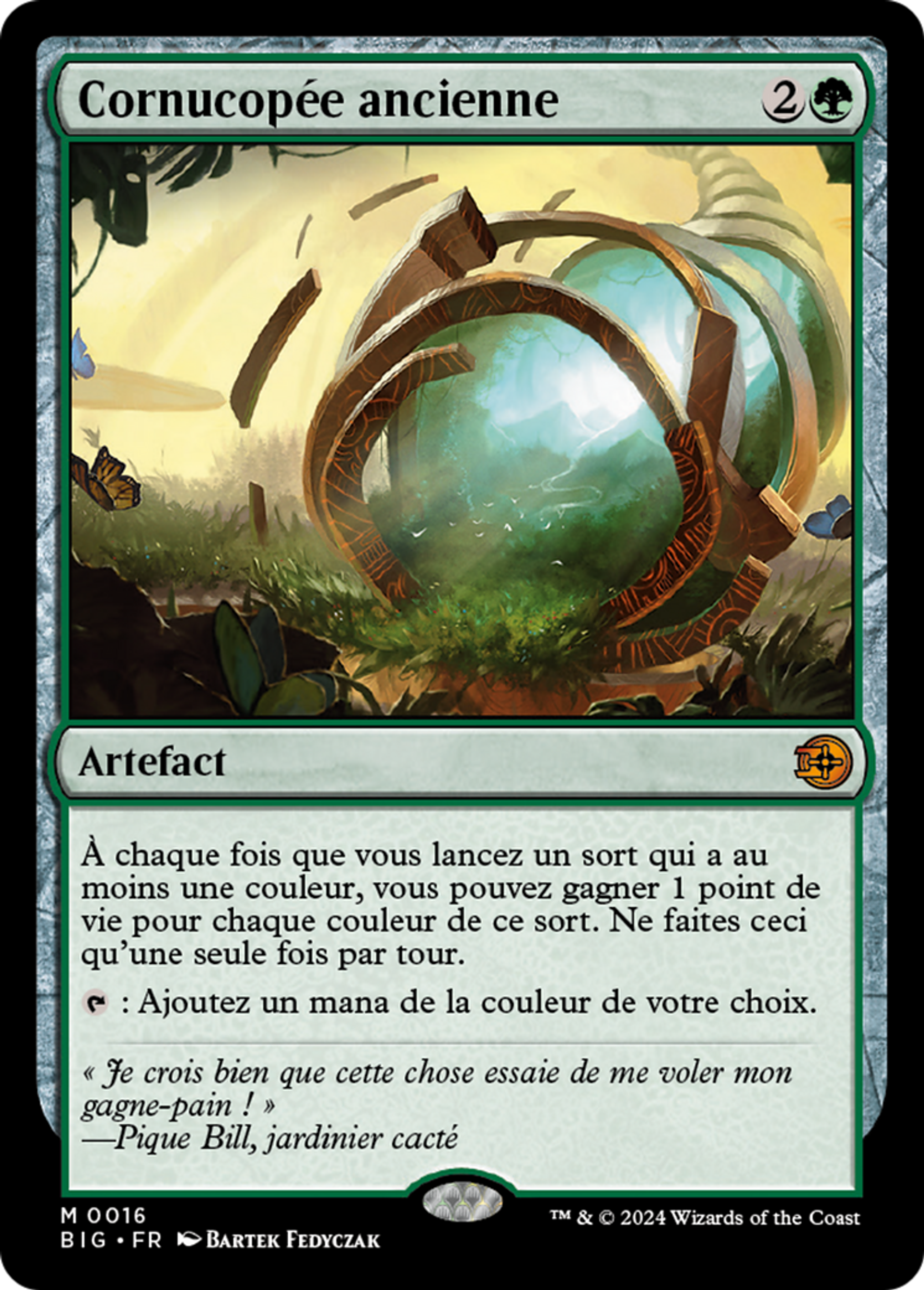 Cornucopée ancienne — The Big Score — Magic: The Gathering