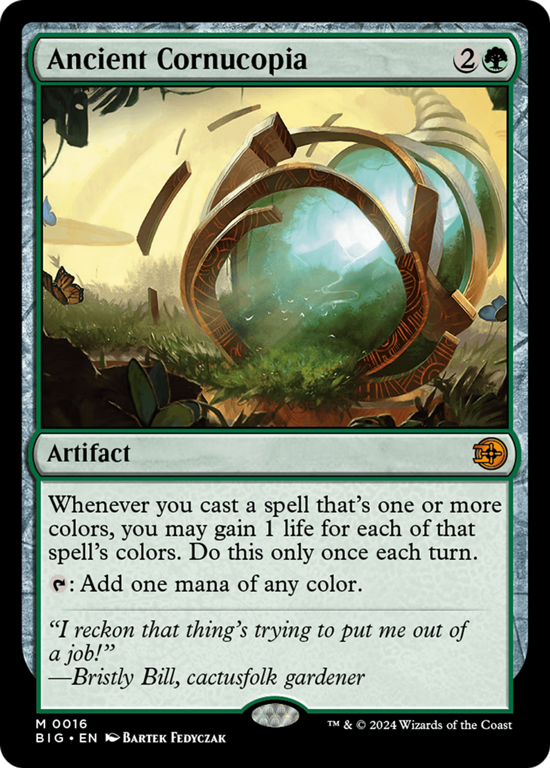 Cornucopée ancienne — The Big Score — Magic: The Gathering