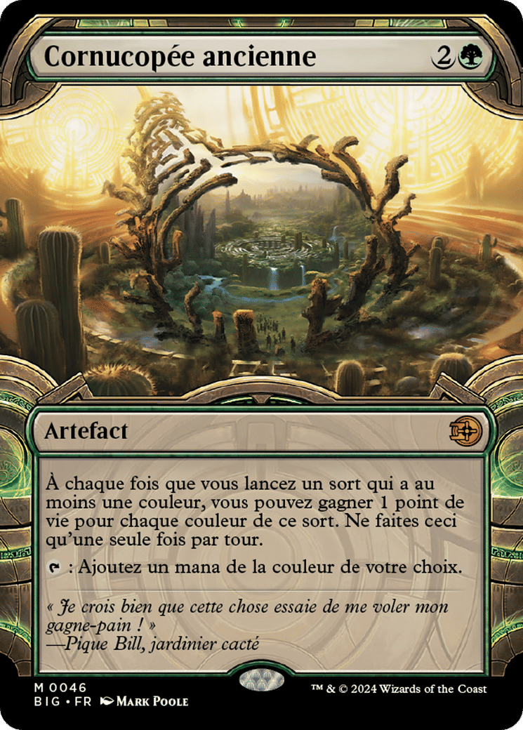 Cornucopée ancienne — The Big Score — Magic: The Gathering