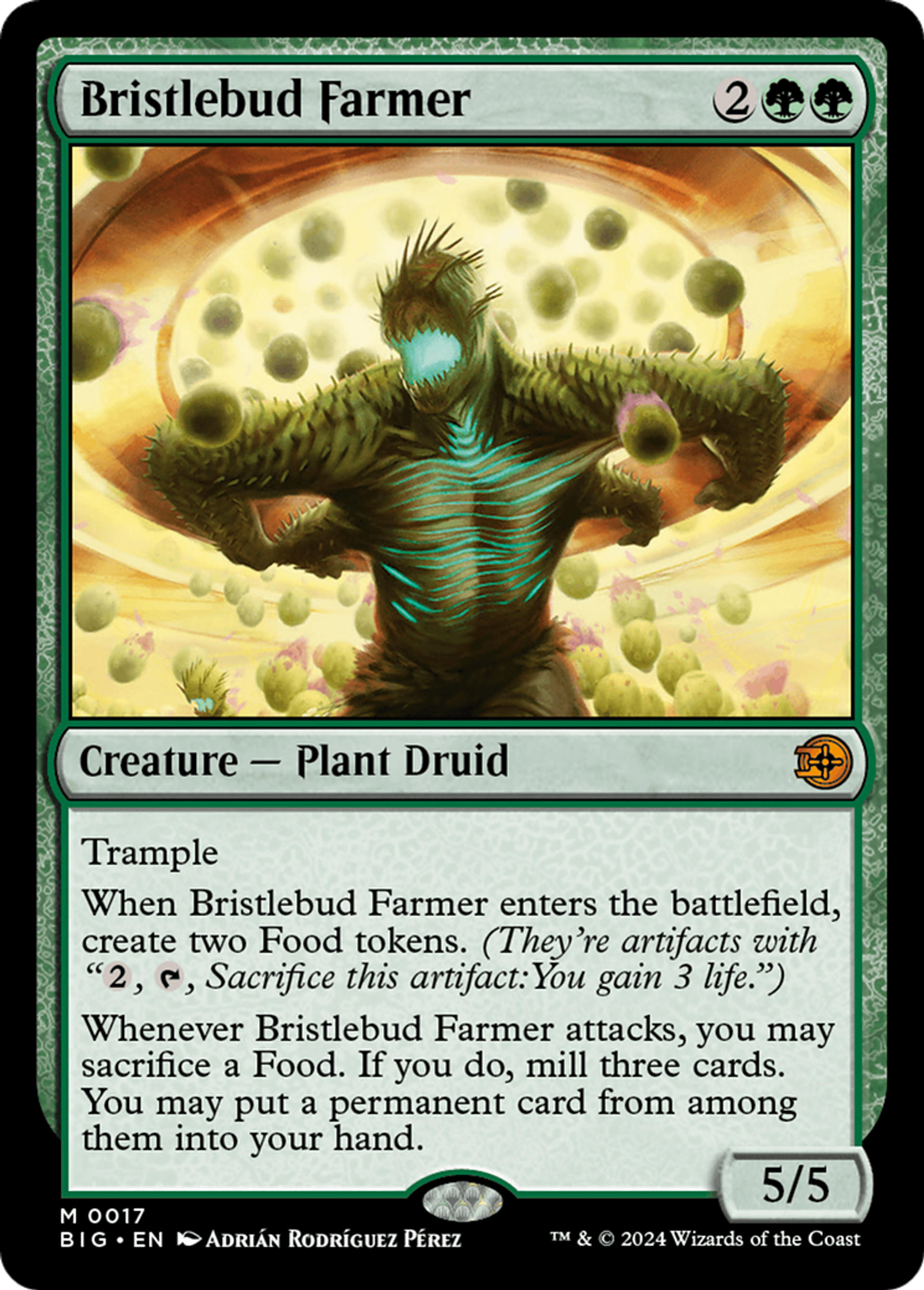 Fermier bourgépine — The Big Score — Magic: The Gathering
