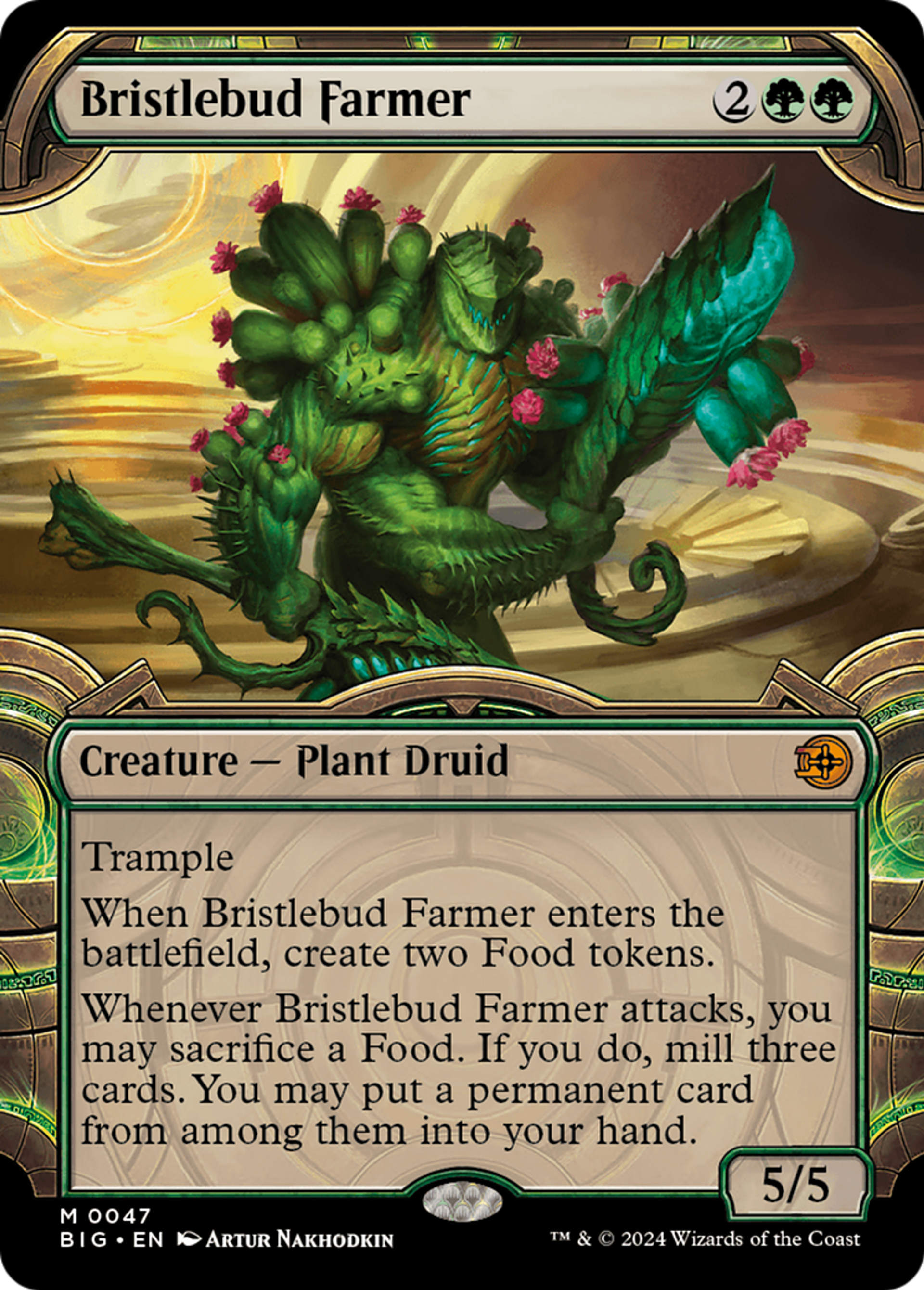 Bristlebud Farmer — The Big Score — Magic: The Gathering