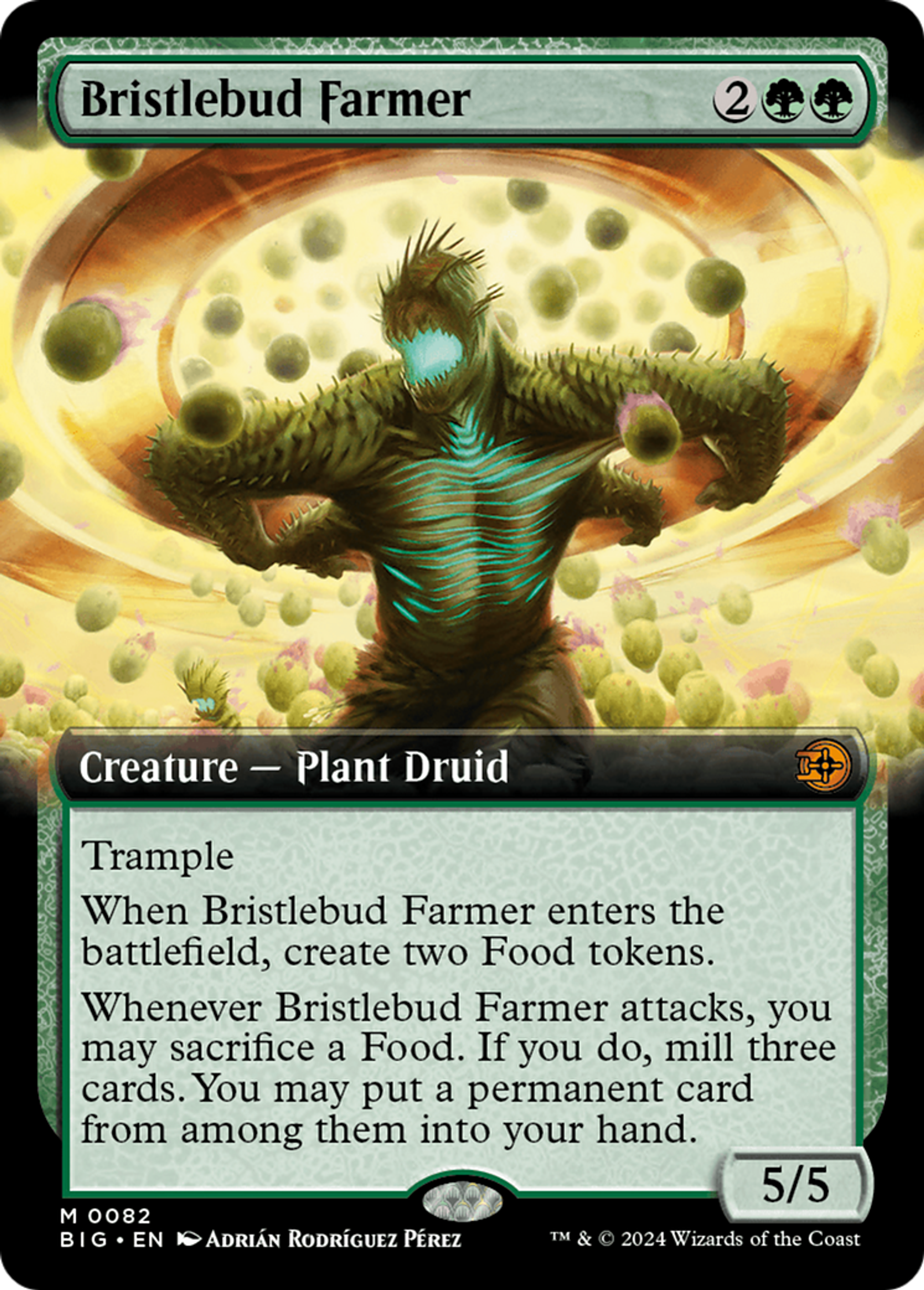 Bristlebud Farmer — The Big Score — Magic: The Gathering