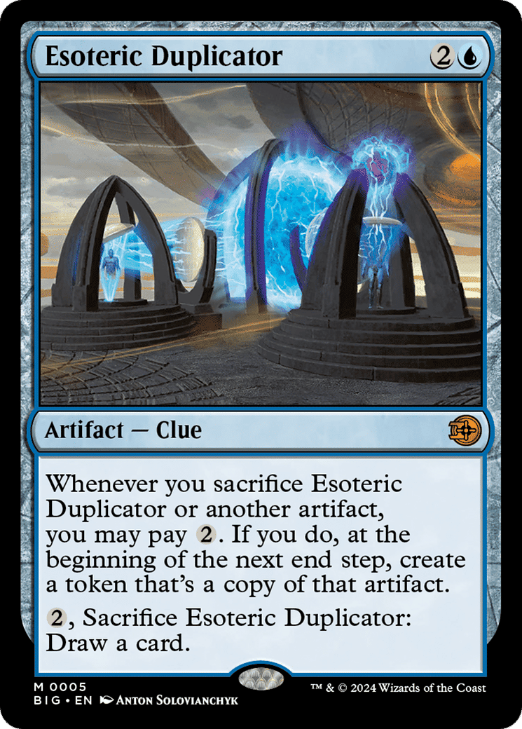 Esoteric Duplicator — The Big Score — Magic: The Gathering
