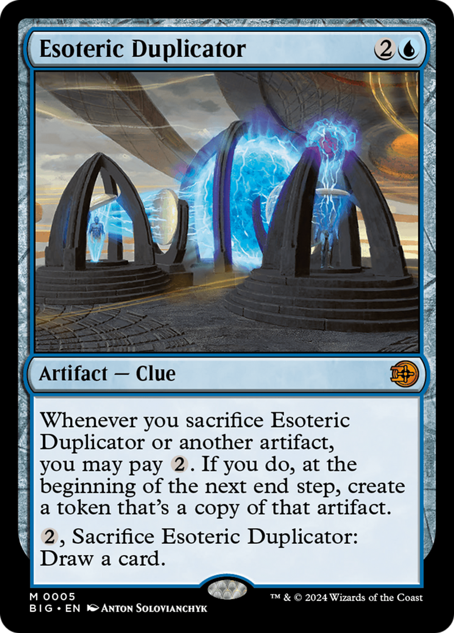 Réplicateur ésotérique — The Big Score — Magic: The Gathering