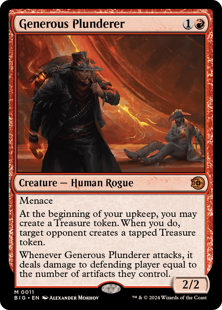 Generous Plunderer — The Big Score — Magic: The Gathering