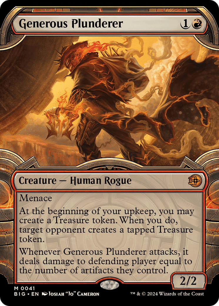 Generous Plunderer — The Big Score — Magic: The Gathering
