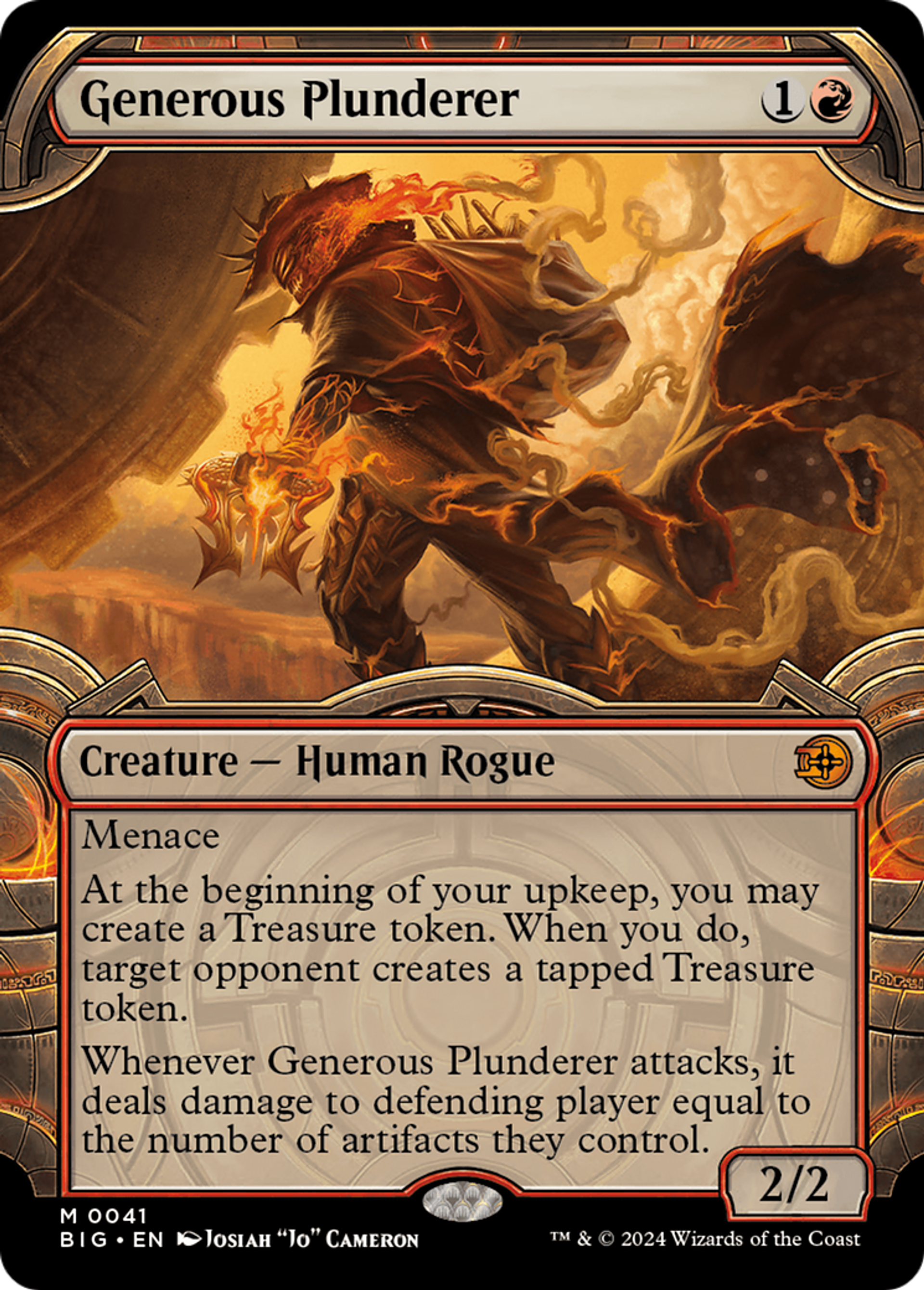 Generous Plunderer — The Big Score — Magic: The Gathering