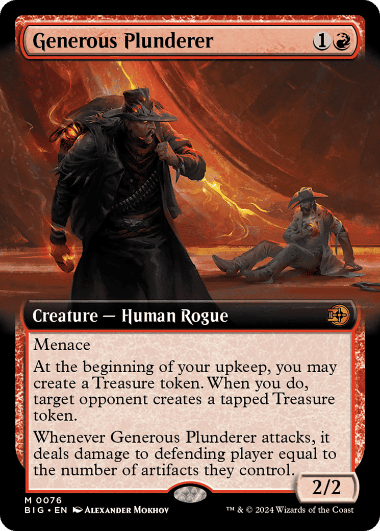 Generous Plunderer — The Big Score — Magic: The Gathering