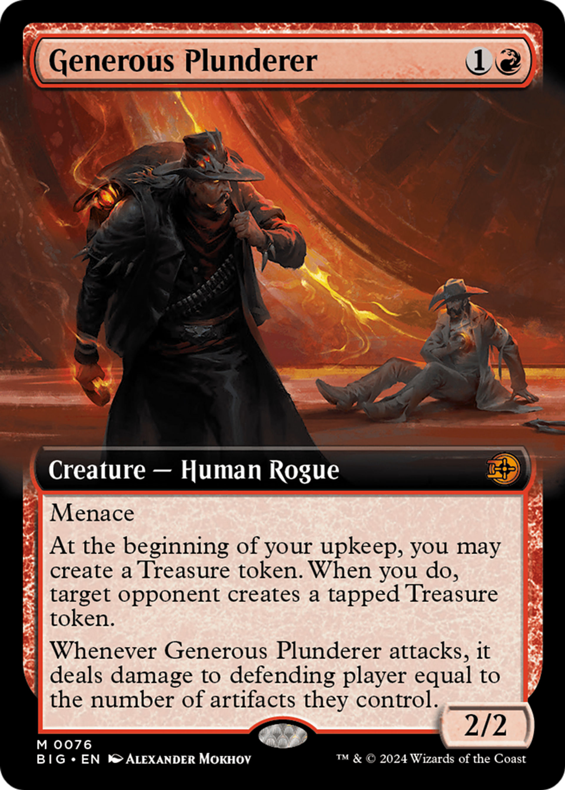Generous Plunderer — The Big Score — Magic: The Gathering