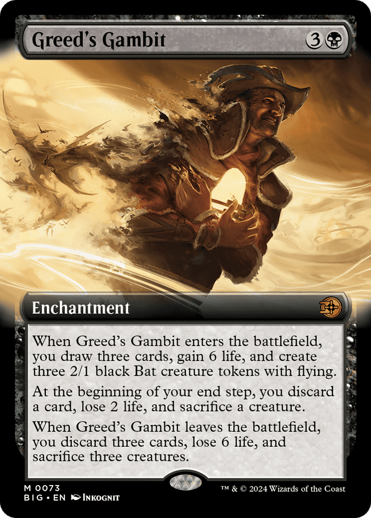 Greed's Gambit — The Big Score — Magic: The Gathering