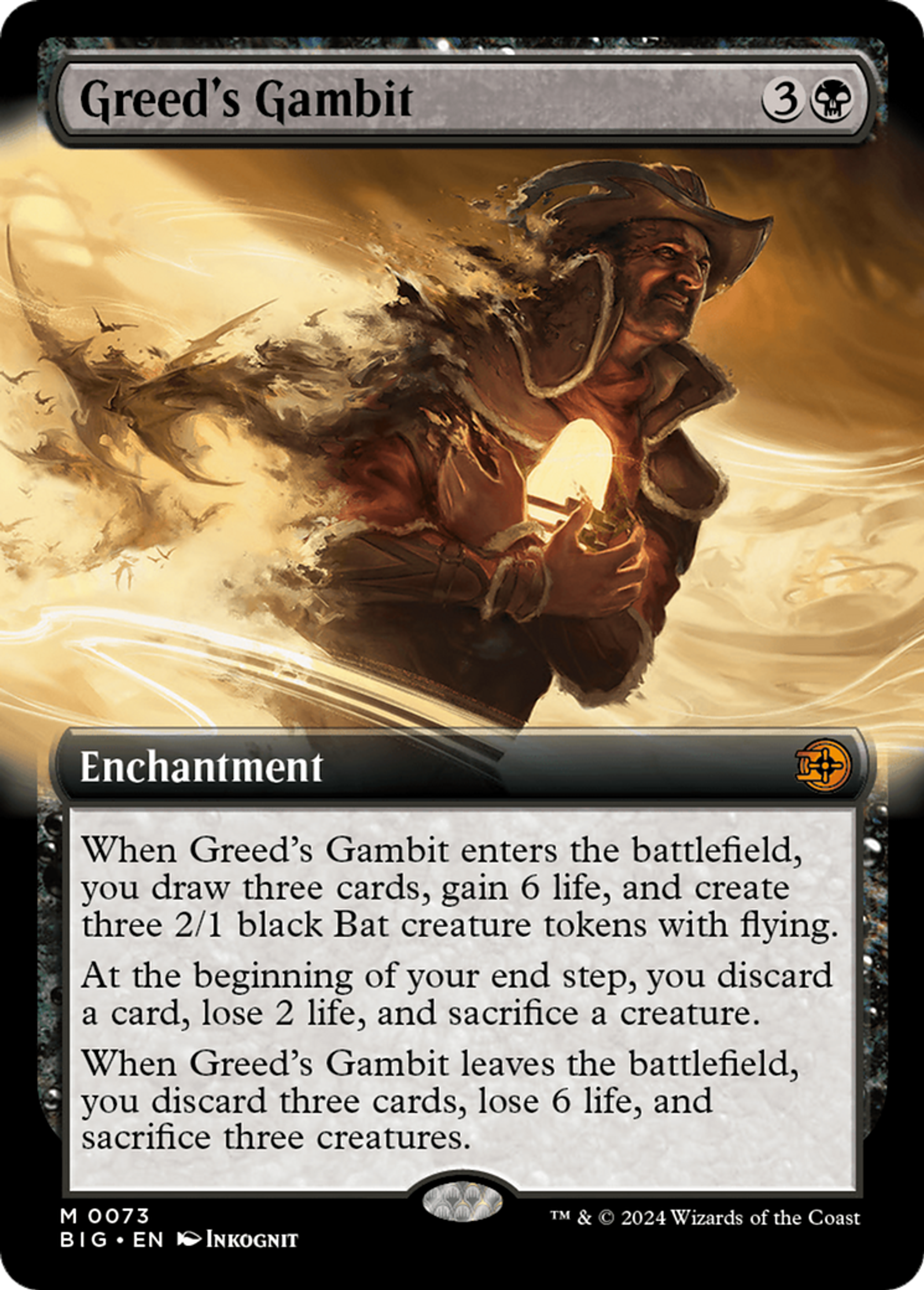 Greed's Gambit — The Big Score — Magic: The Gathering