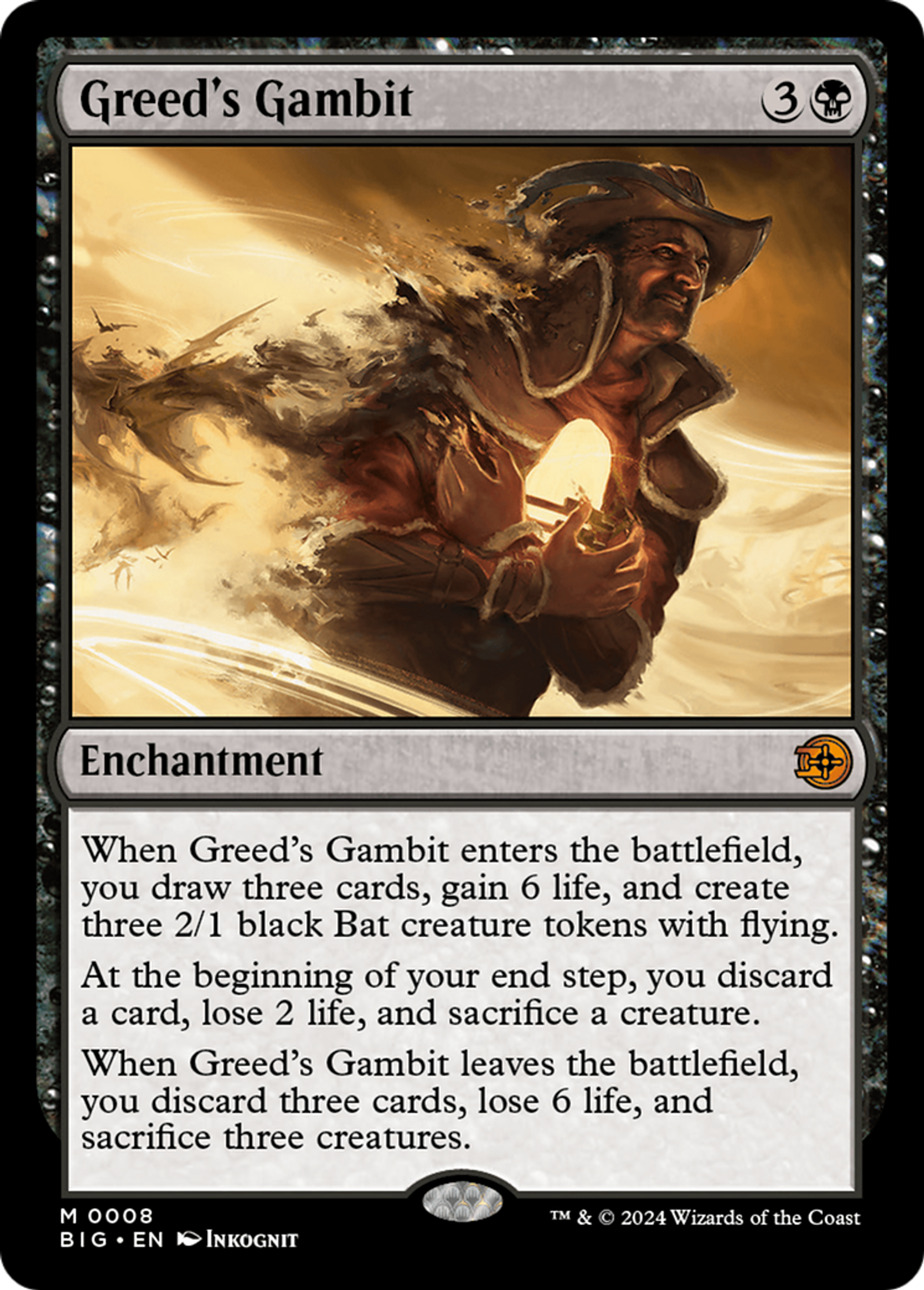 Pari d'avidité — The Big Score — Magic: The Gathering