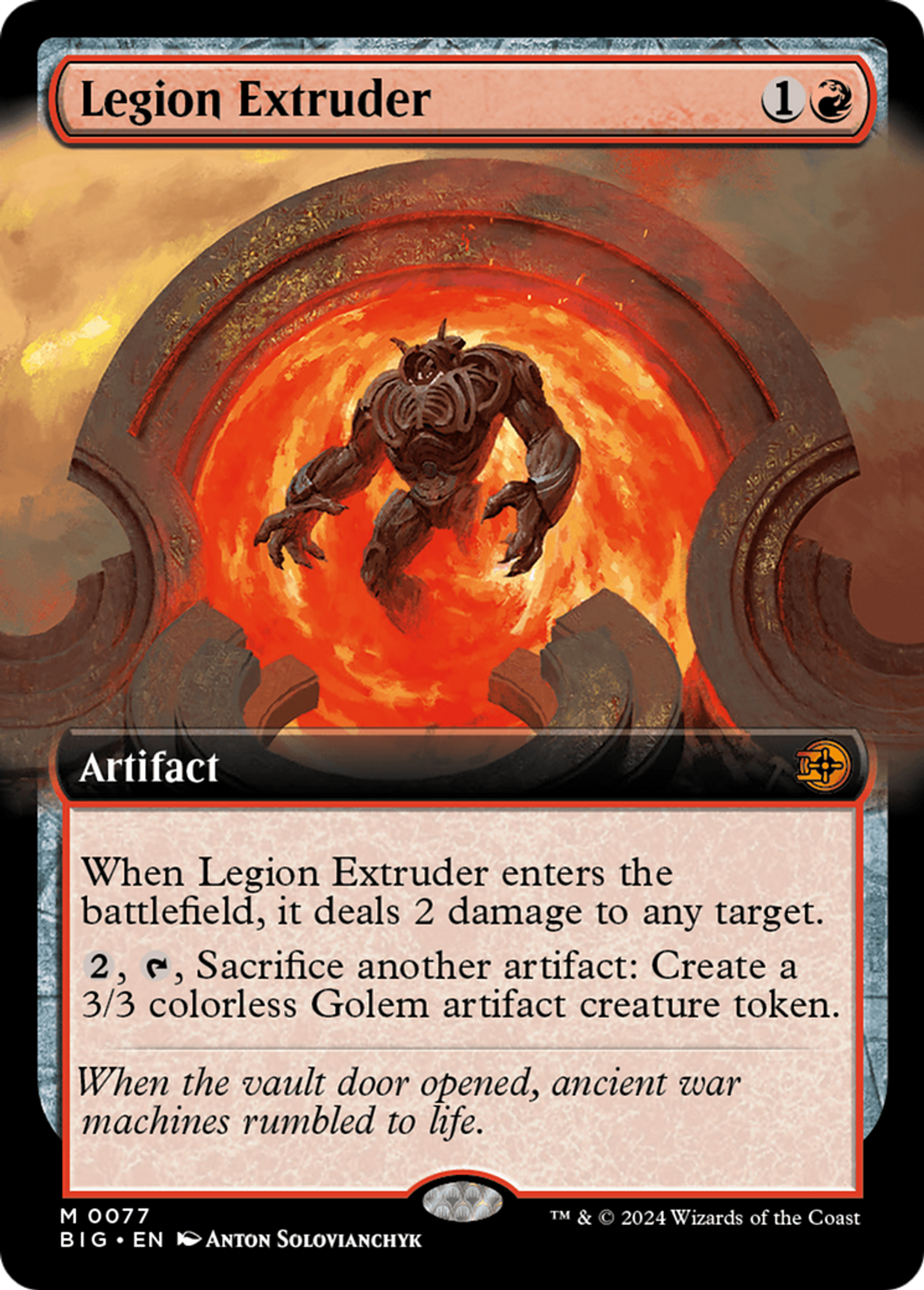 Legion Extruder — The Big Score — Magic: The Gathering