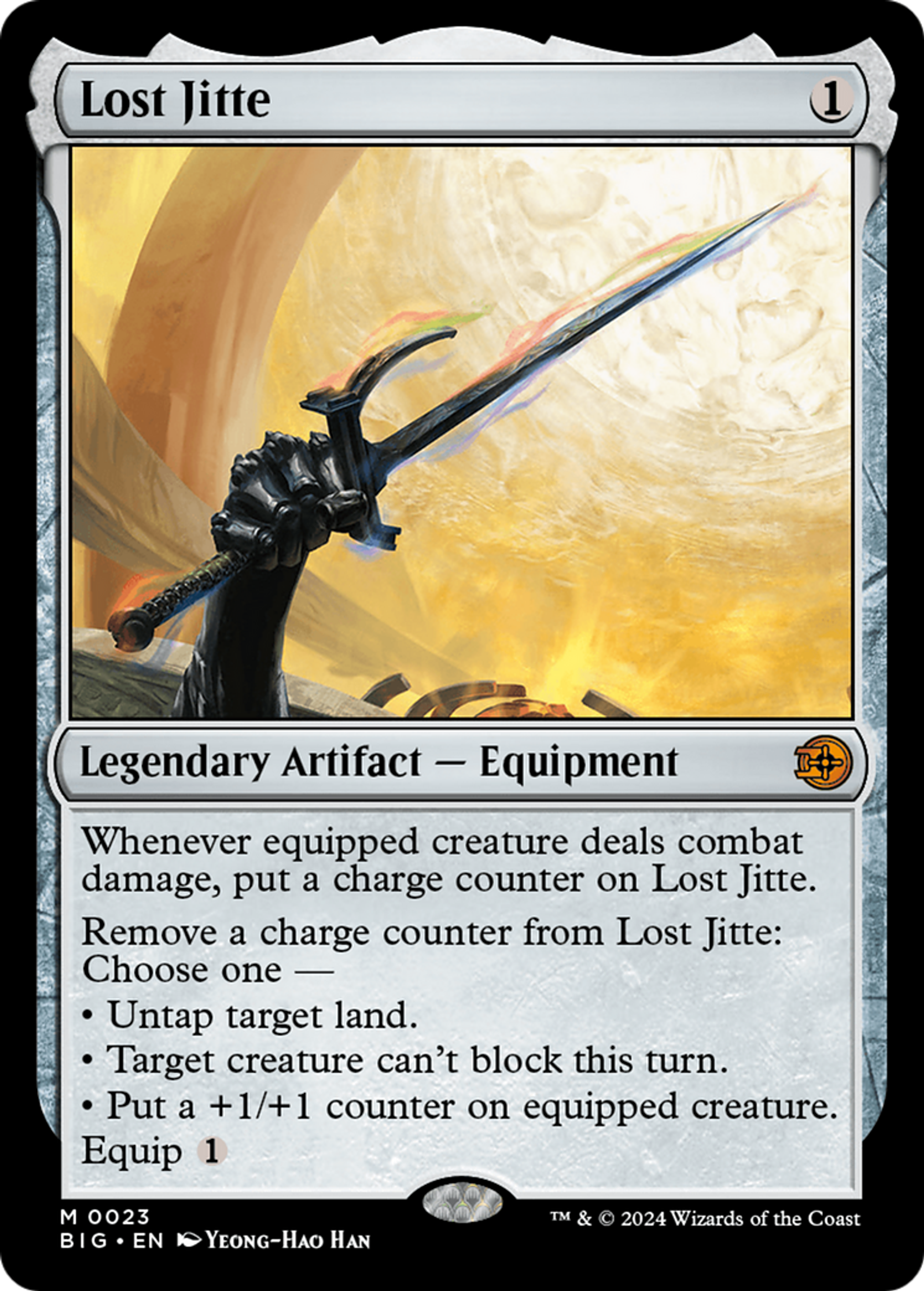 Lost Jitte — The Big Score — Magic: The Gathering