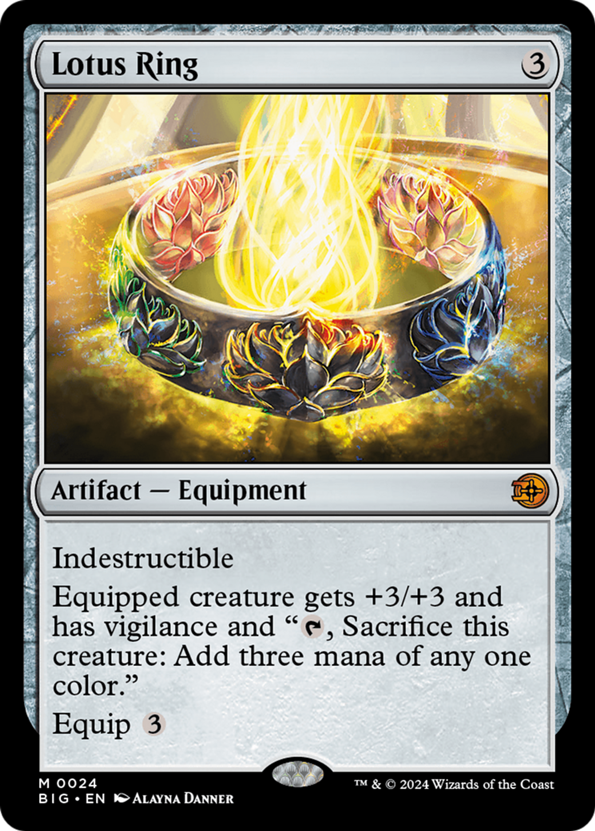 Anneau de lotus — The Big Score — Magic: The Gathering